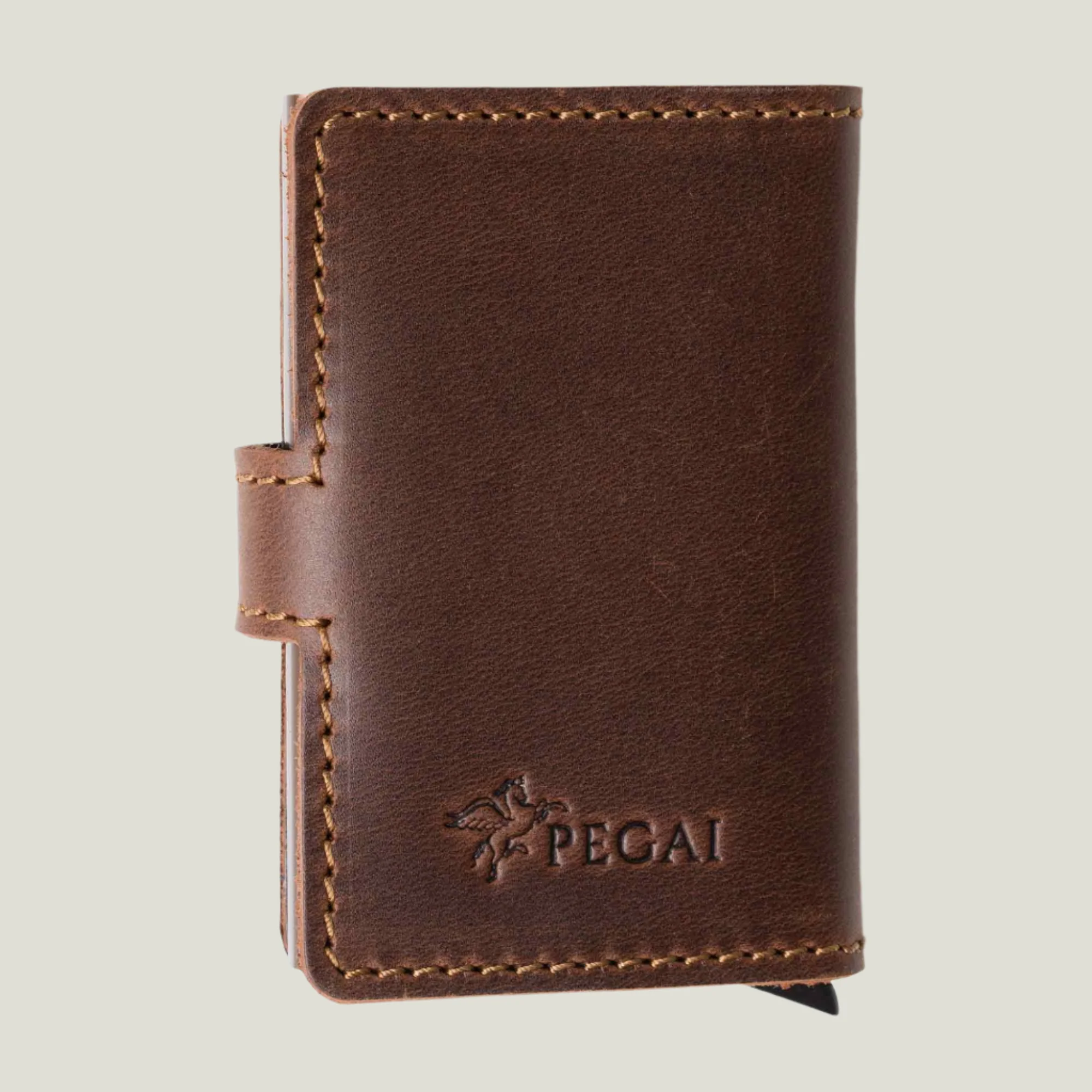 Agustine Leather Wallet | Antique Brown - Image 2