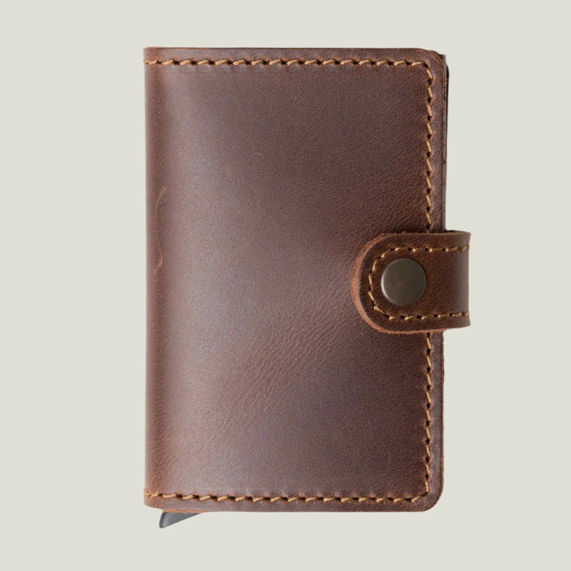 Agustine Leather Wallet | Antique Brown - Image 3