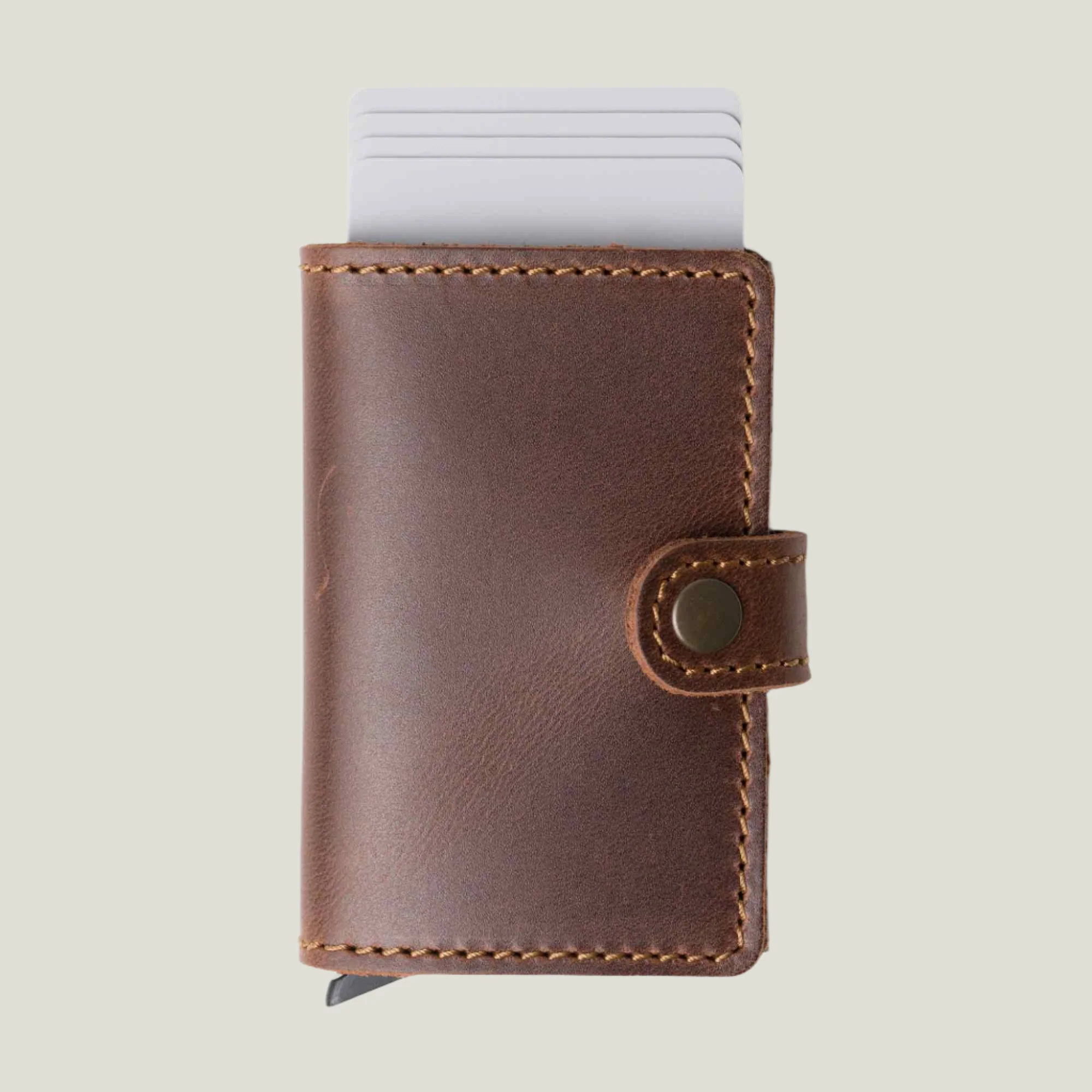 Agustine Leather Wallet | Antique Brown - Image 6