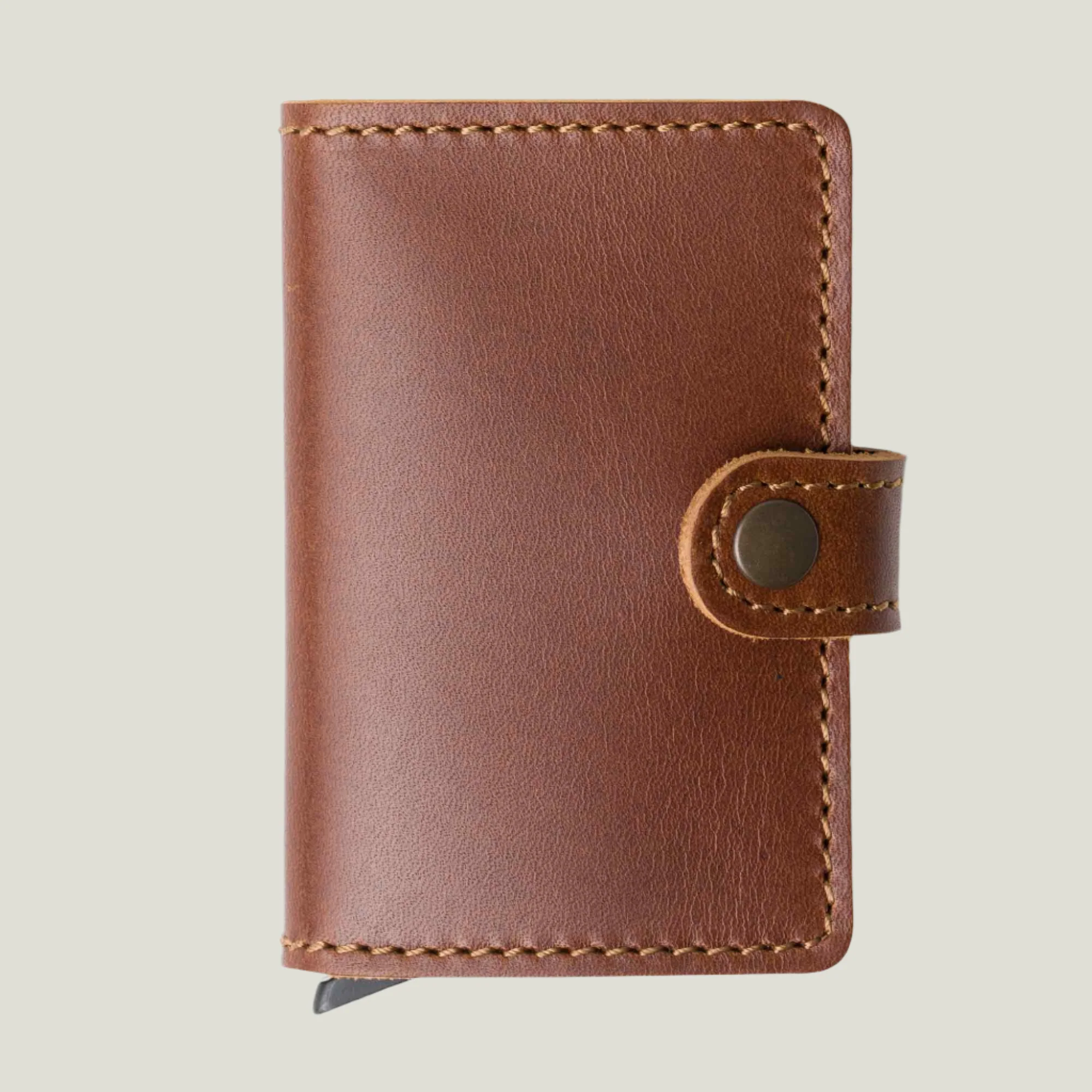 Agustine Leather Wallet | Rum Brown - Image 3