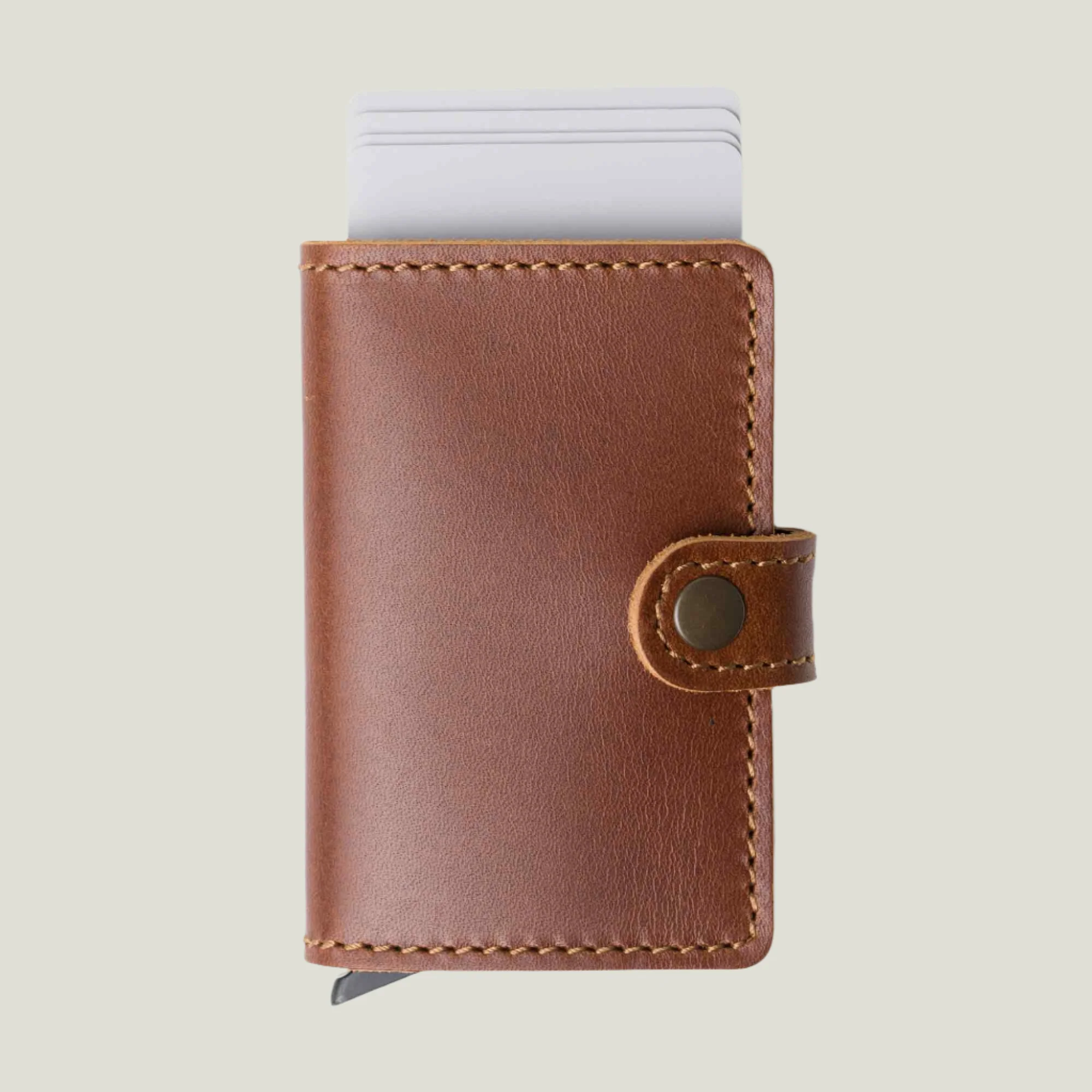 Agustine Leather Wallet | Rum Brown - Image 6