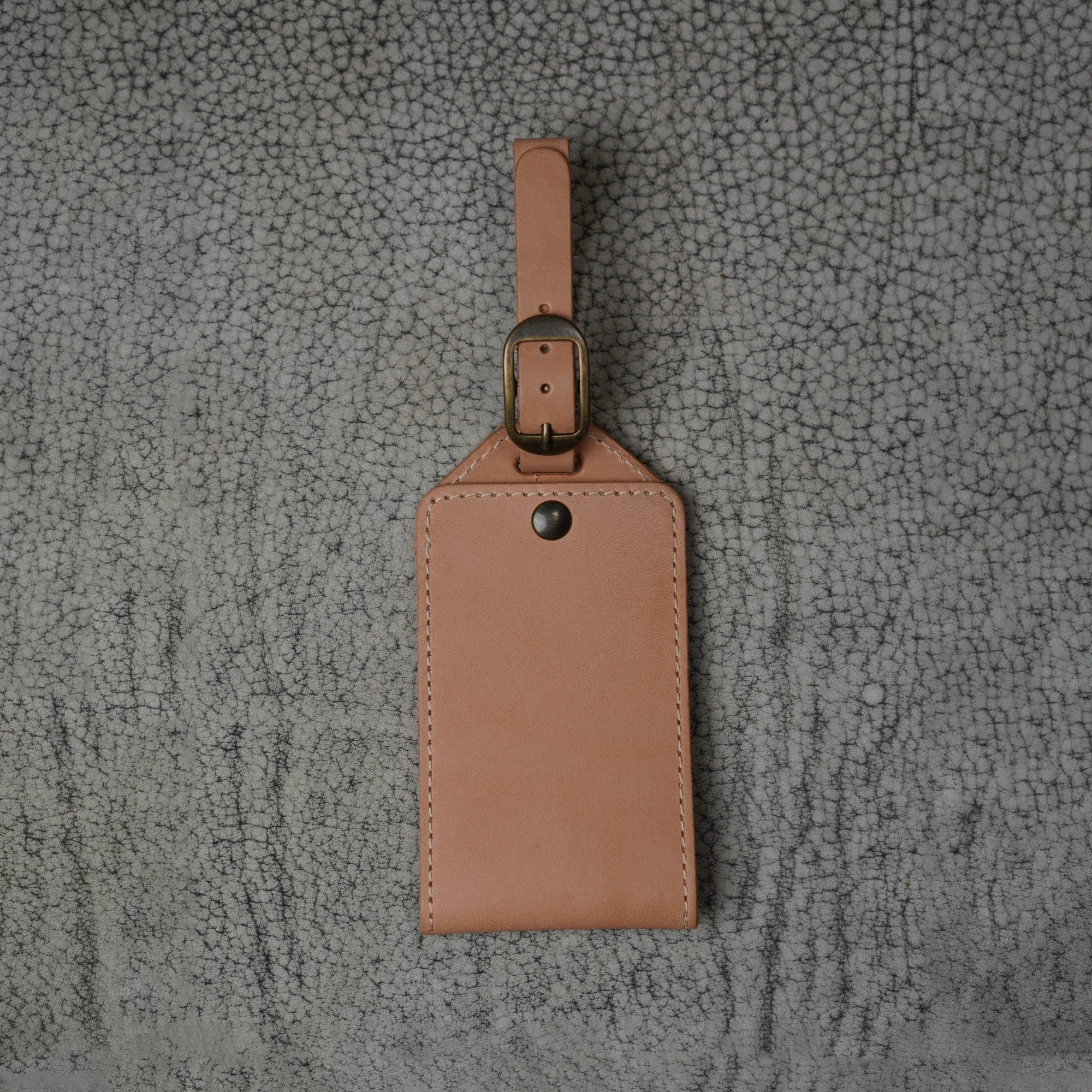 Bond Leather Luggage Tag | Vachetta Naturale