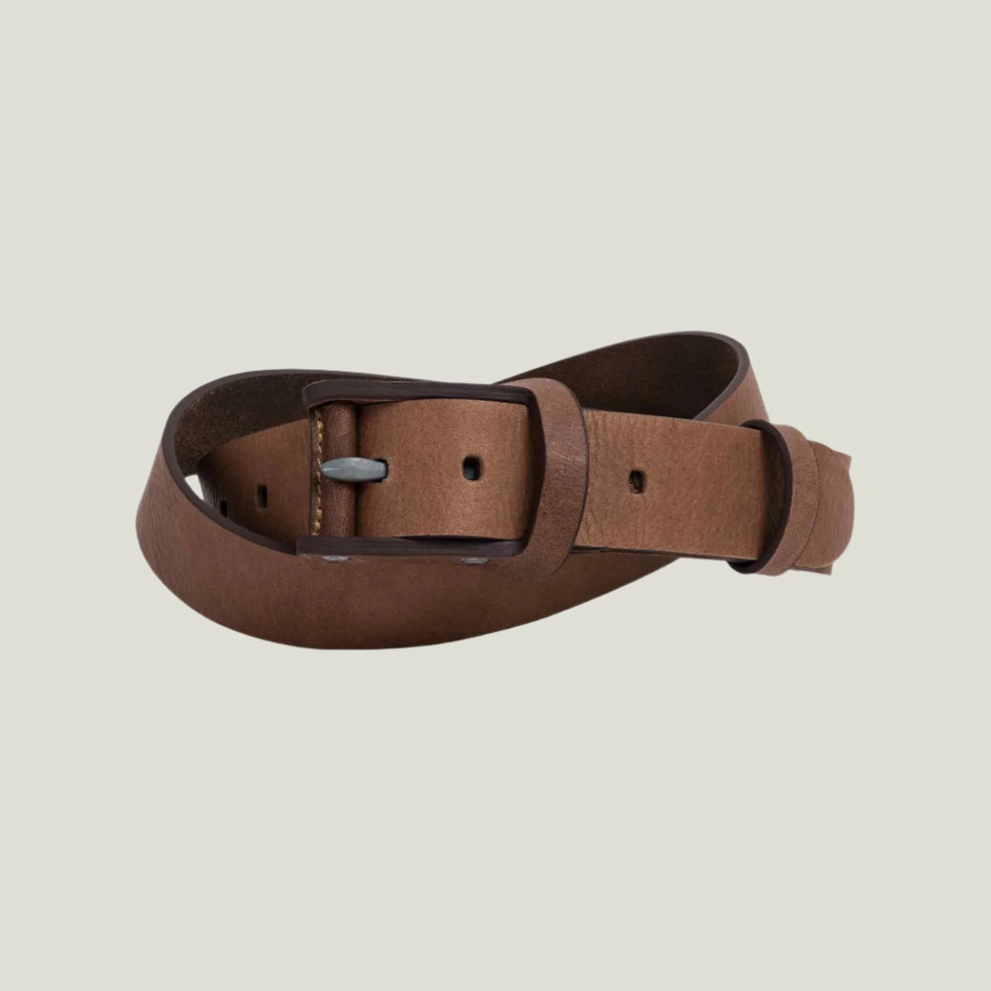 Boone Men's Leather Belt | Mocha Brown