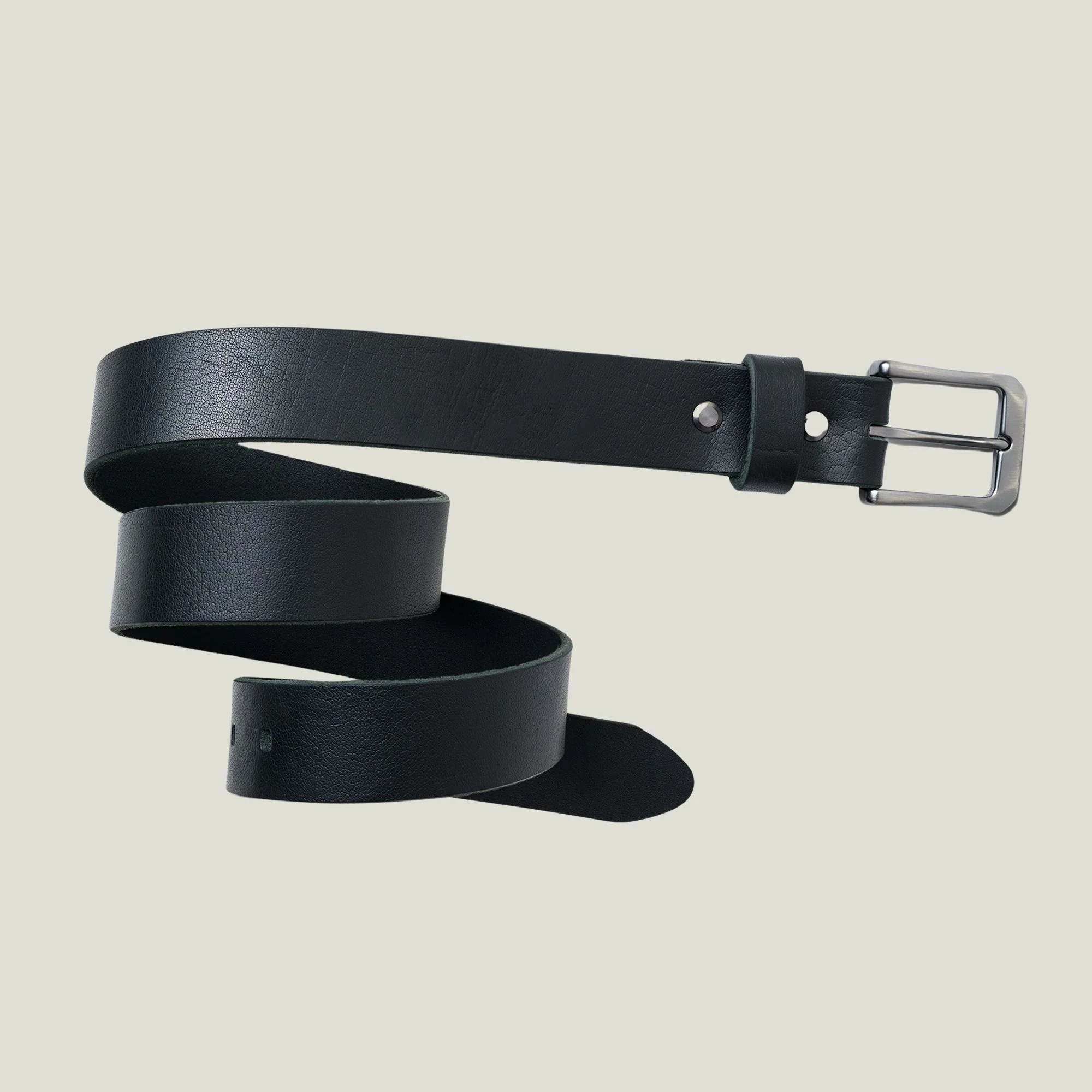 Buffalo Men's Leather Belt | Black - Image 4