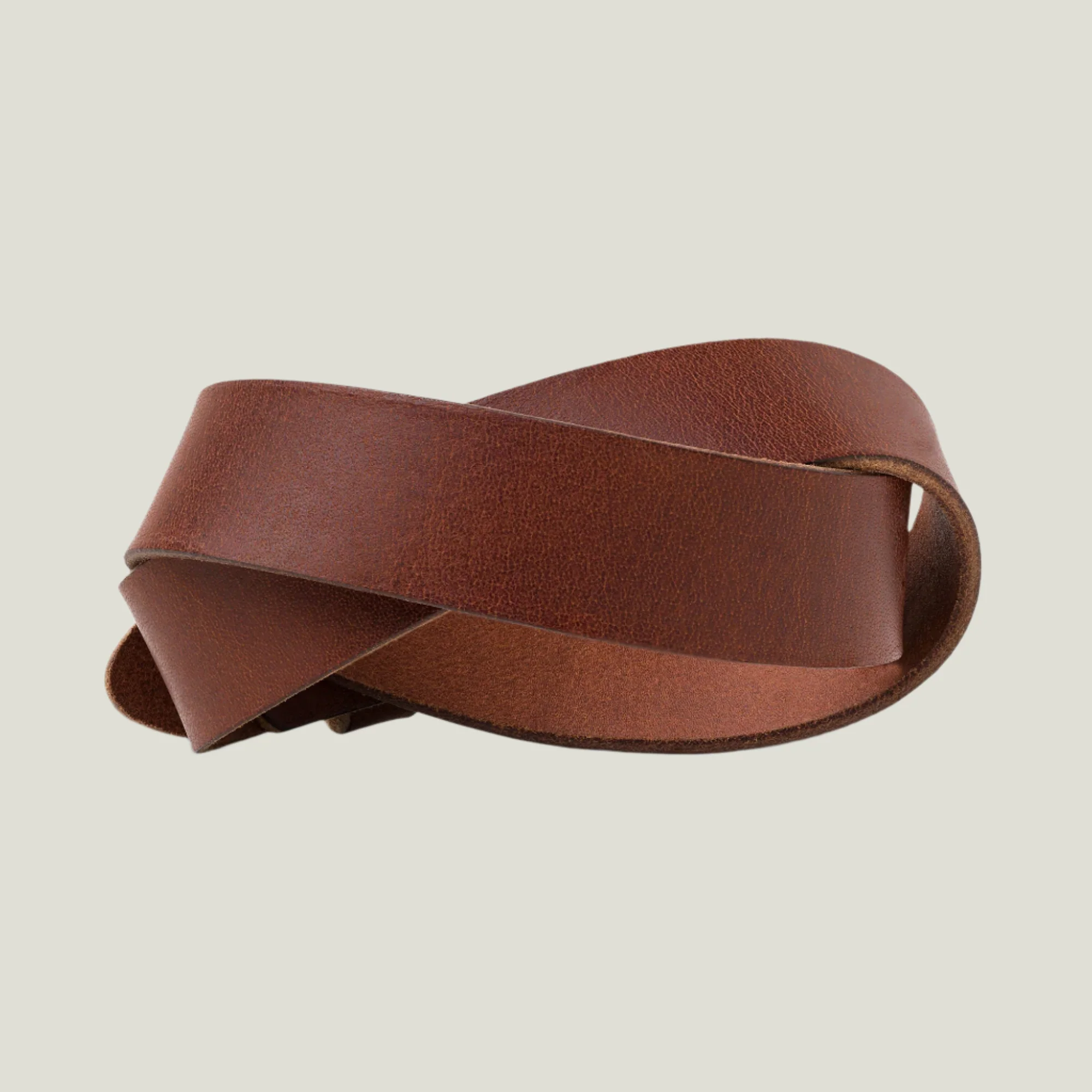 Buffalo Men's Leather Belt | Plano Rustic Brown - Image 4