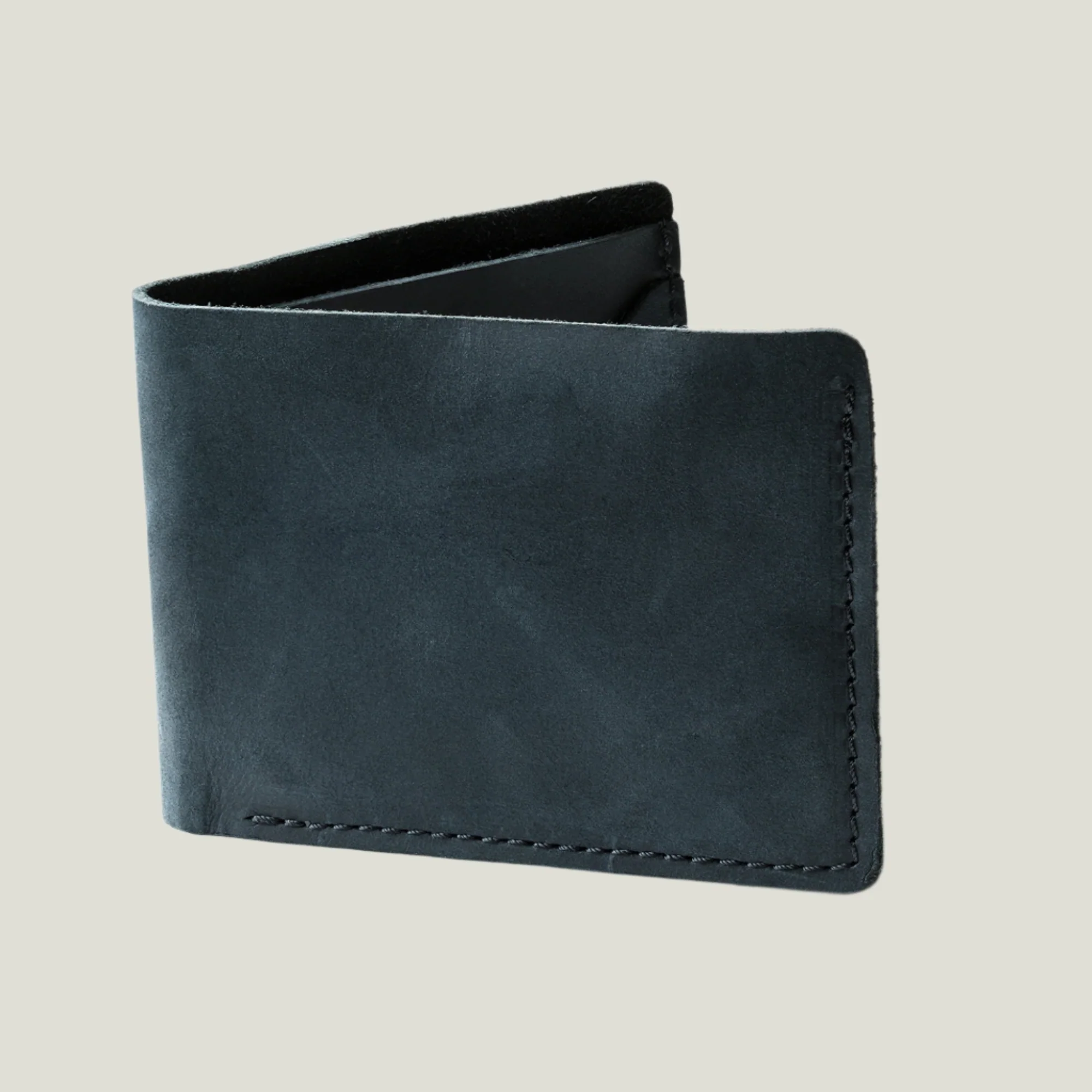 Bureau Leather Bifold Wallet | Charcoal Black - Image 8