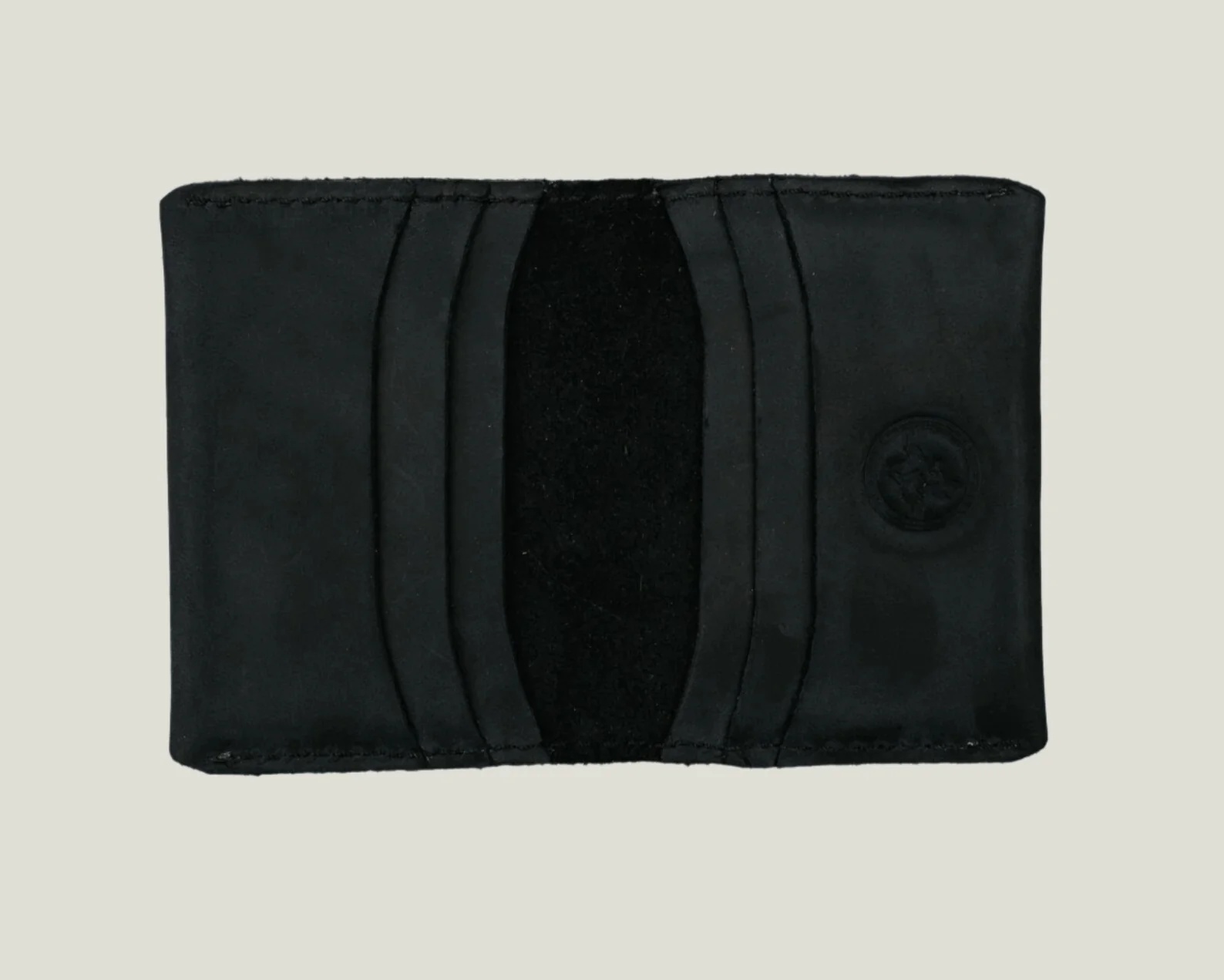 Champaign Leather Wallet | Charcoal Black - Image 3