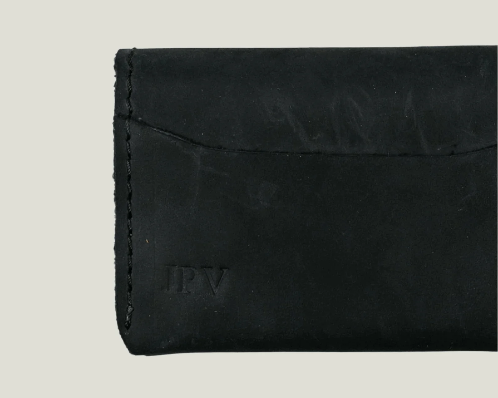 Champaign Leather Wallet | Charcoal Black - Image 4