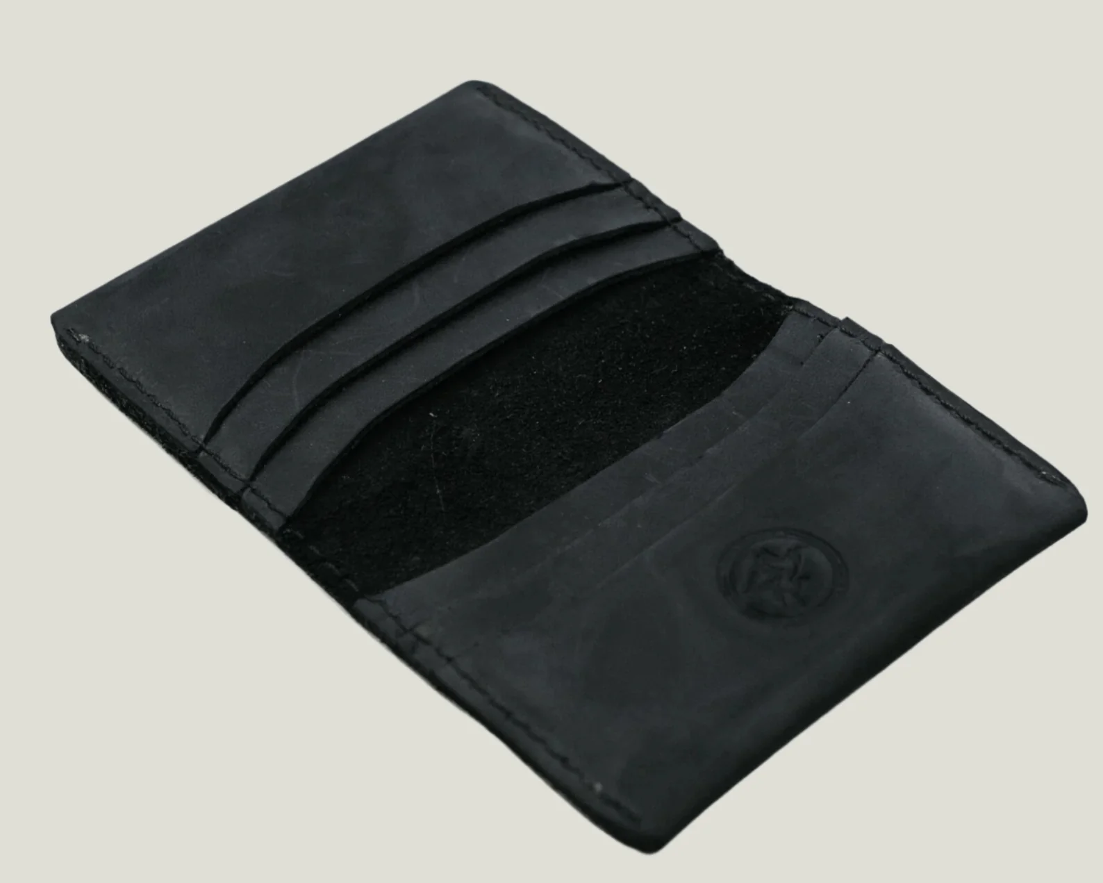 Champaign Leather Wallet | Charcoal Black - Image 6