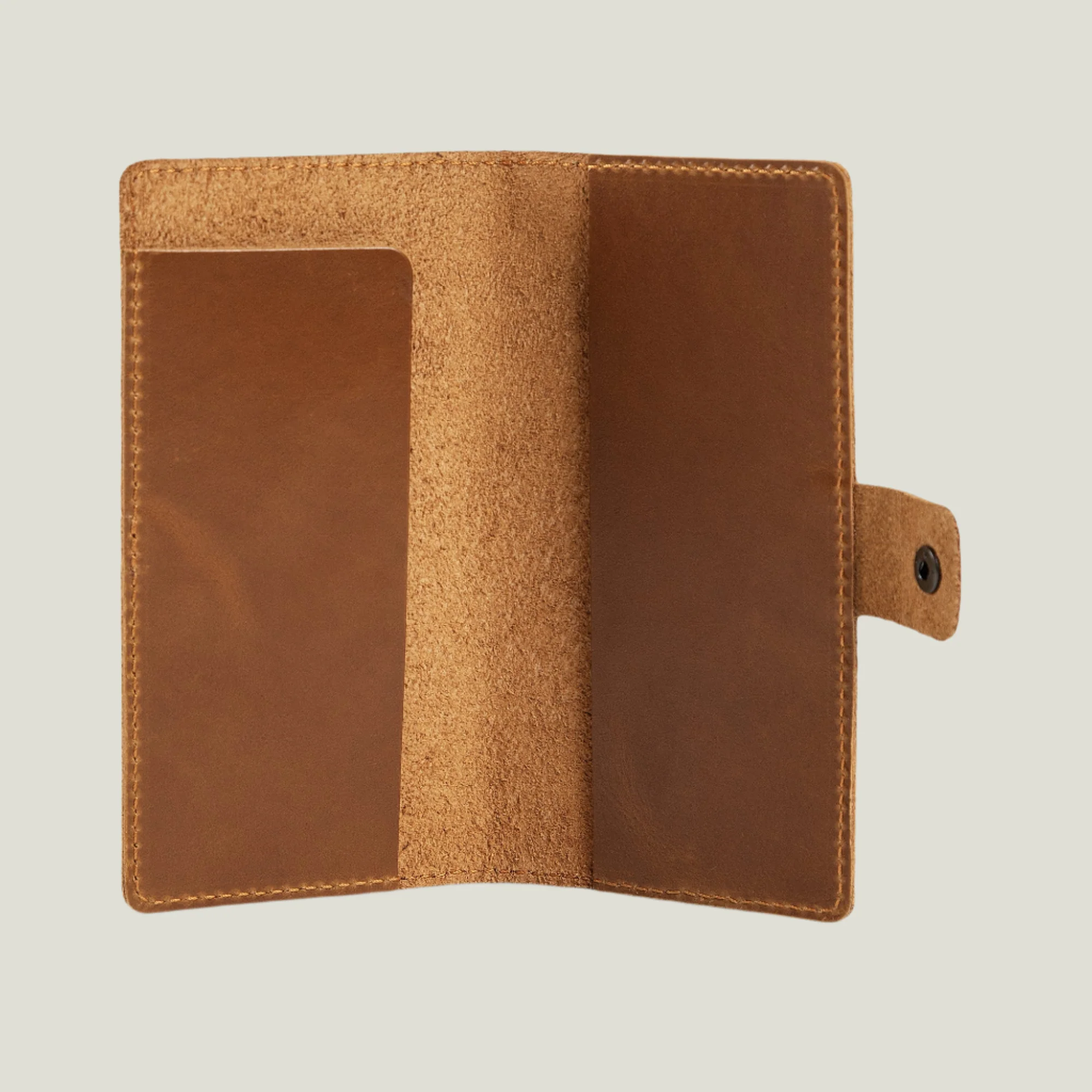Clark Leather Checkbook Cover | Mustard Brown - Image 7