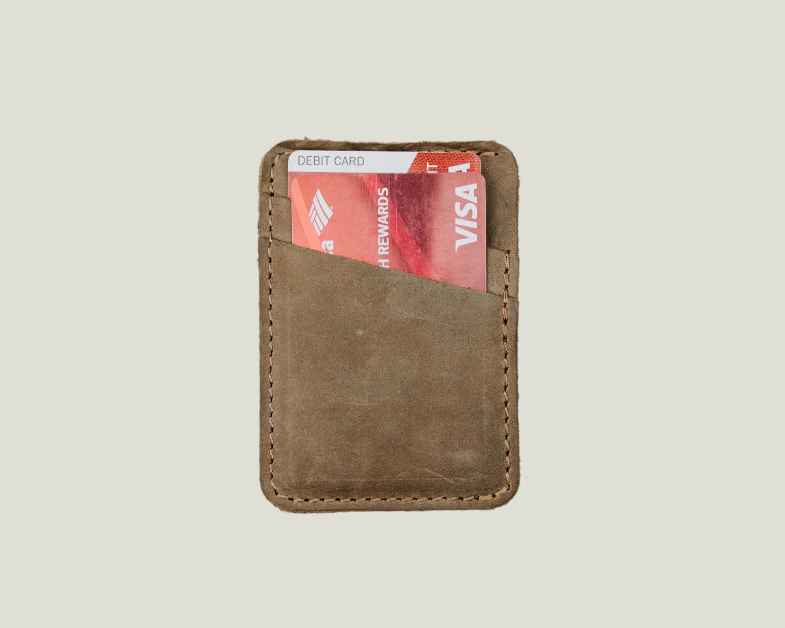 Clay Leather Cardholder | Sand Brown - Image 3