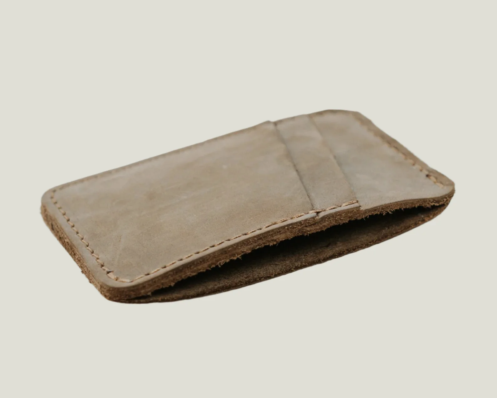 Clay Leather Cardholder | Sand Brown - Image 5