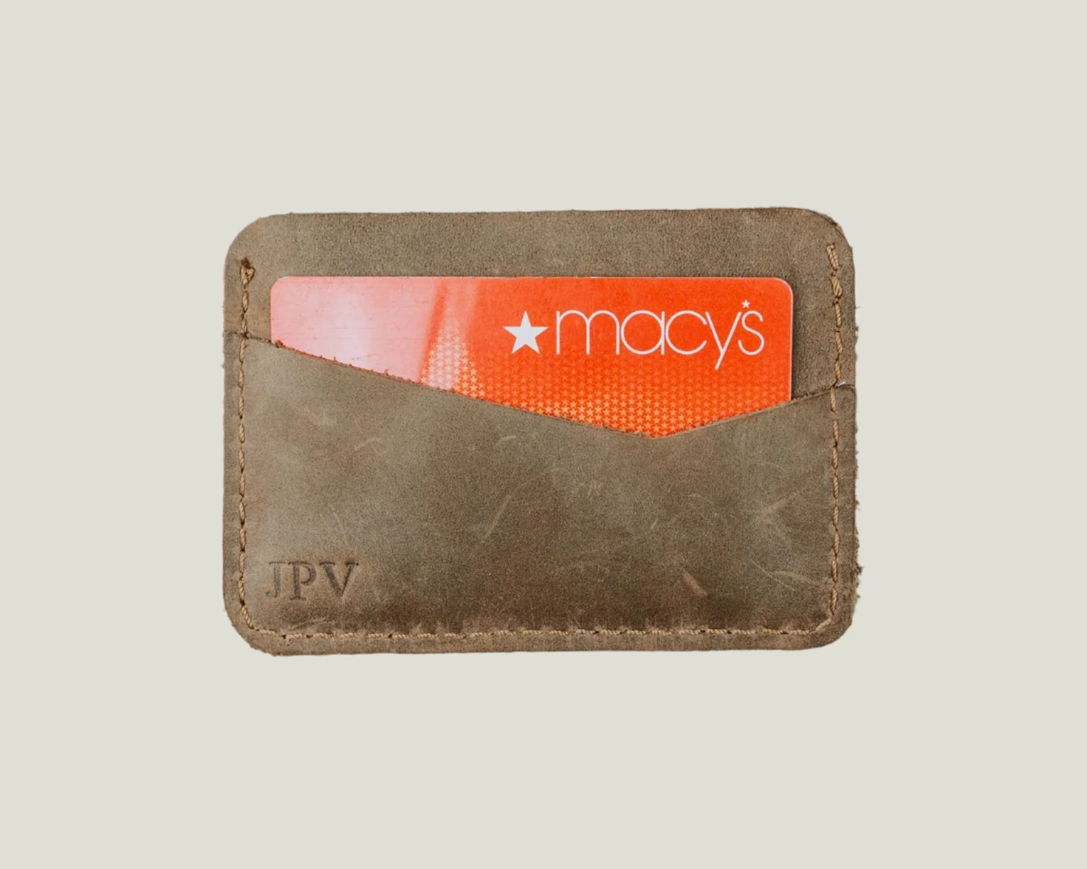 Clay Leather Cardholder | Sand Brown - Image 6