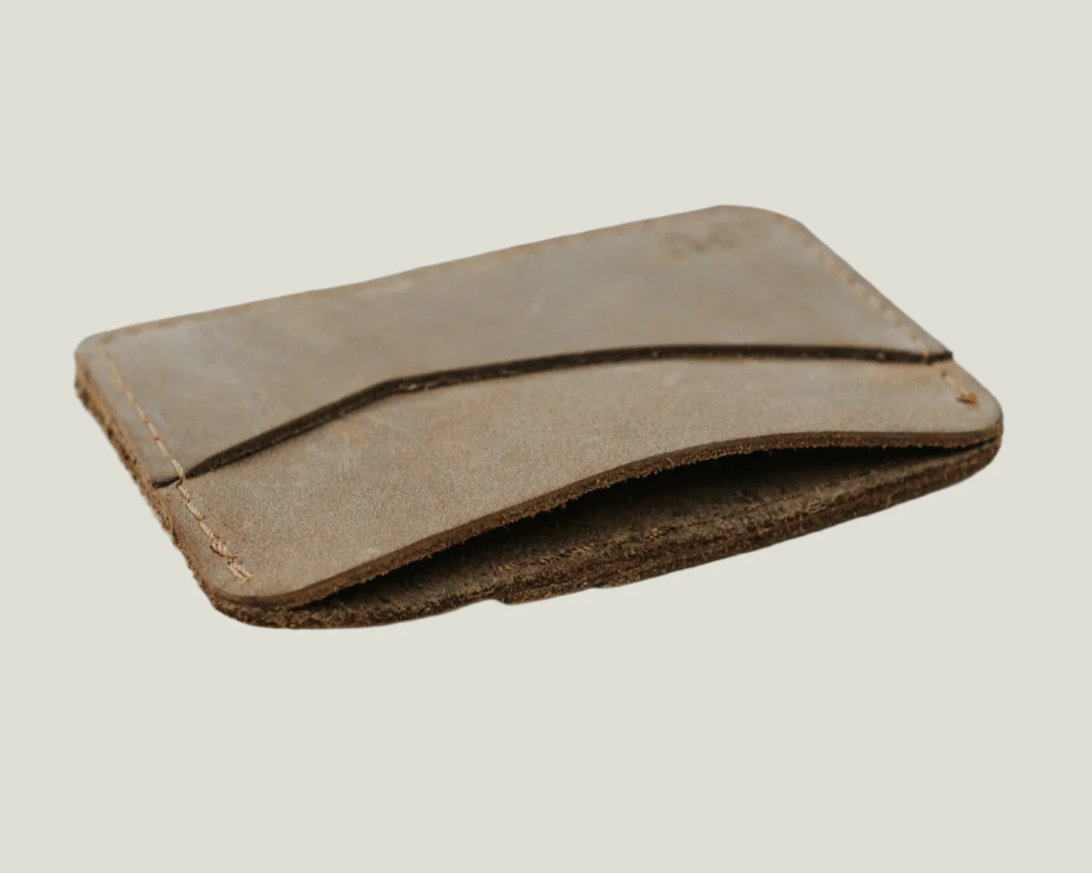 Clay Leather Cardholder | Sand Brown - Image 9