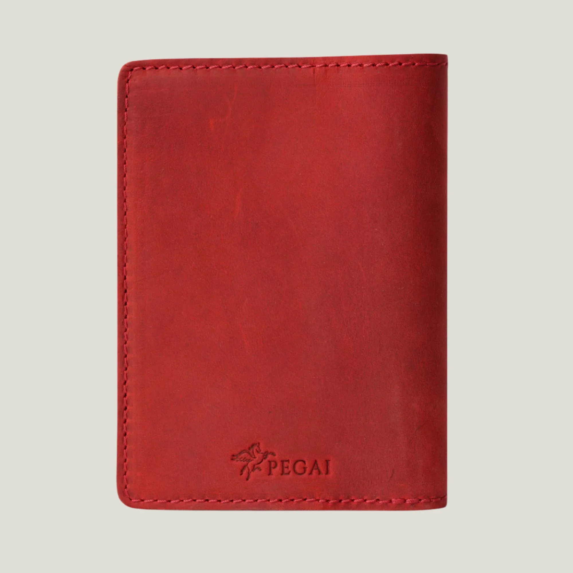 DeKalb Leather Passport Cover | Rose Red - Image 5