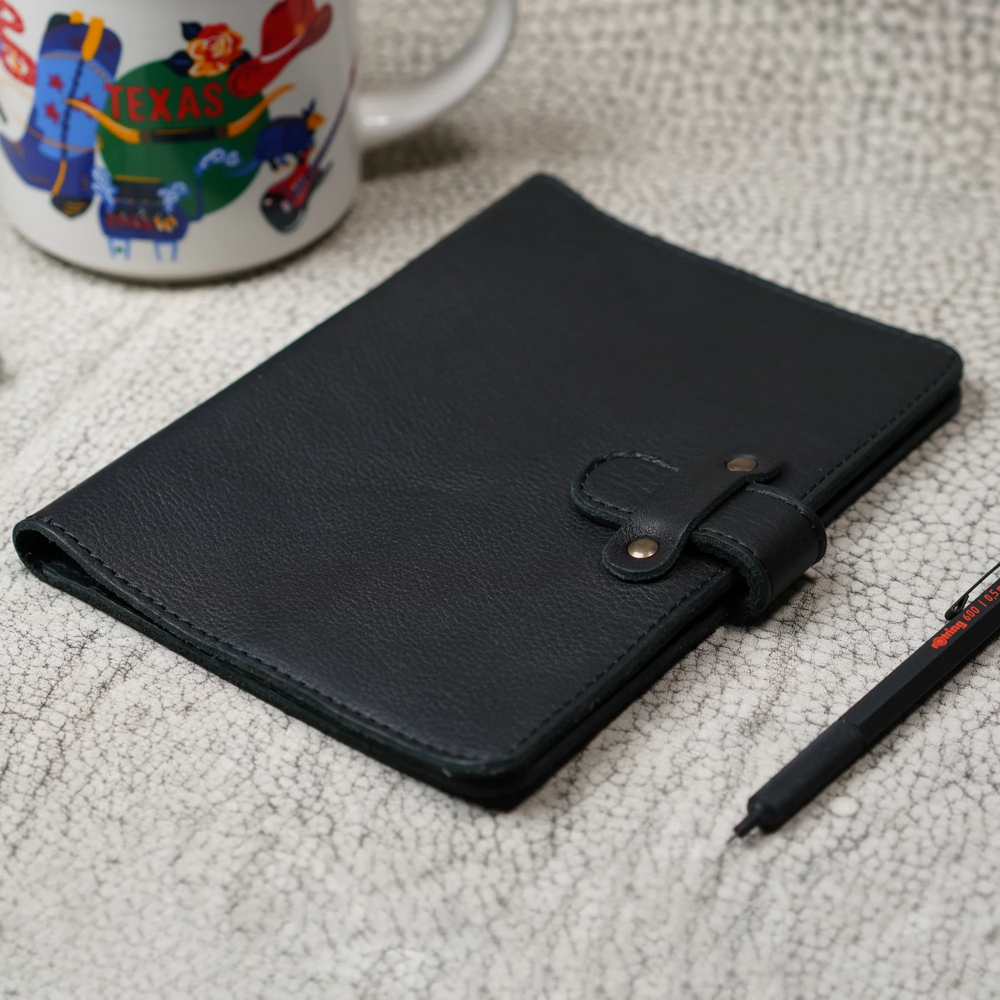 DuPage Leather Journal | Dymnos Black - Image 2