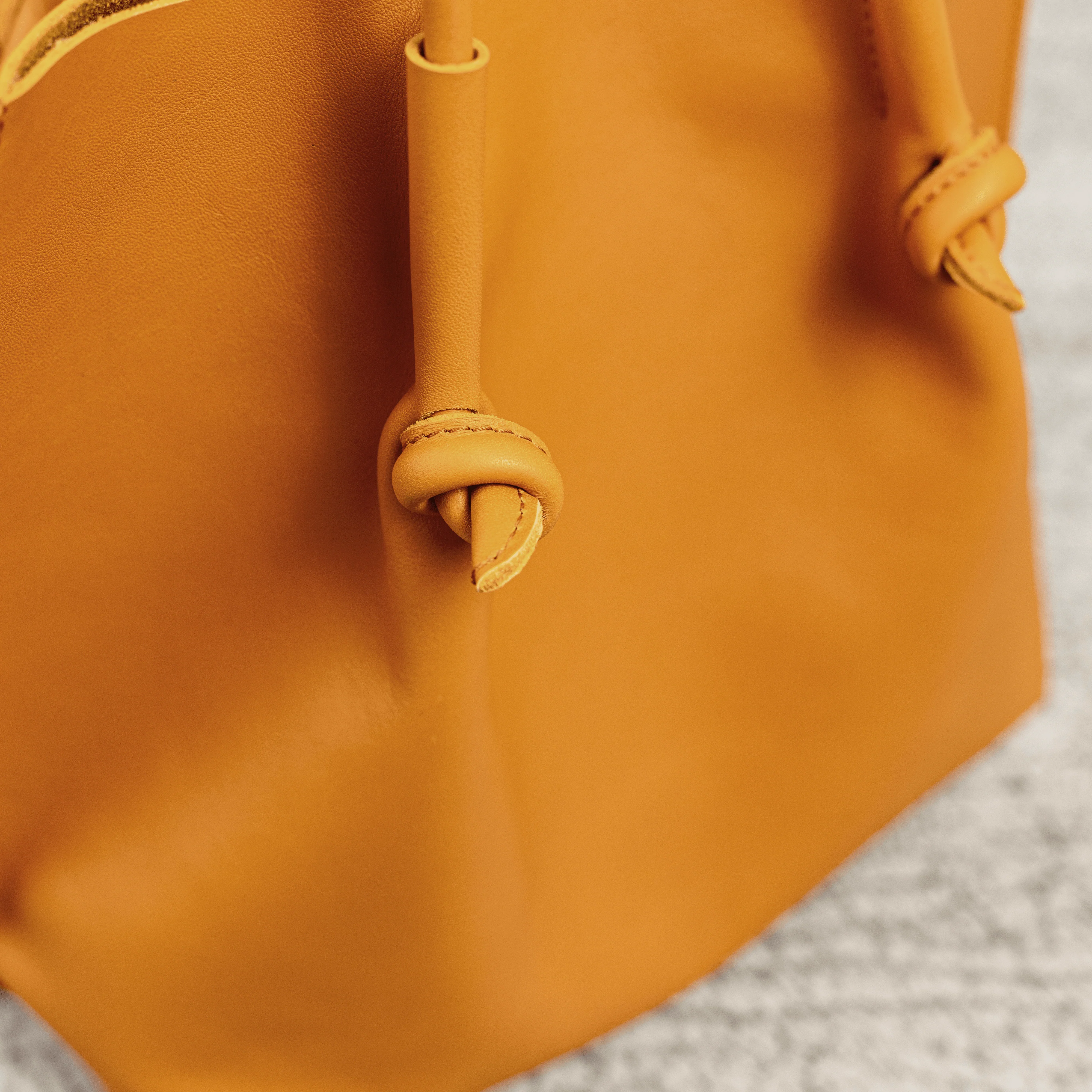 Flora Everyday Leather Tote | Smooth Calf Orange - Image 4