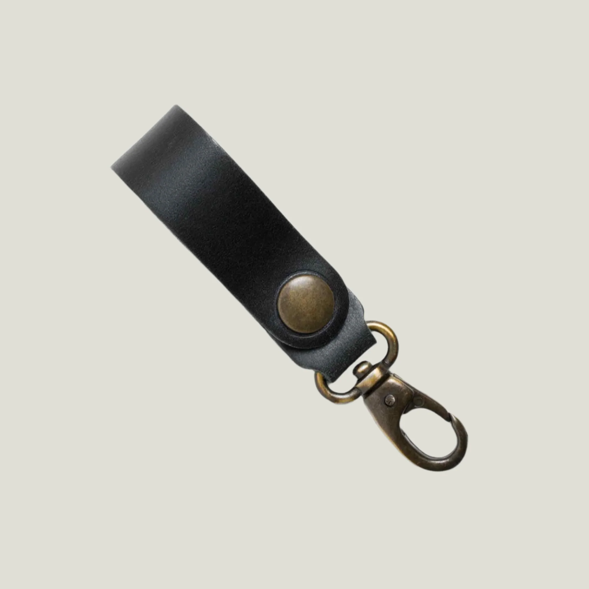 Harry Men's Leather Belt | Black & Red - Image 3