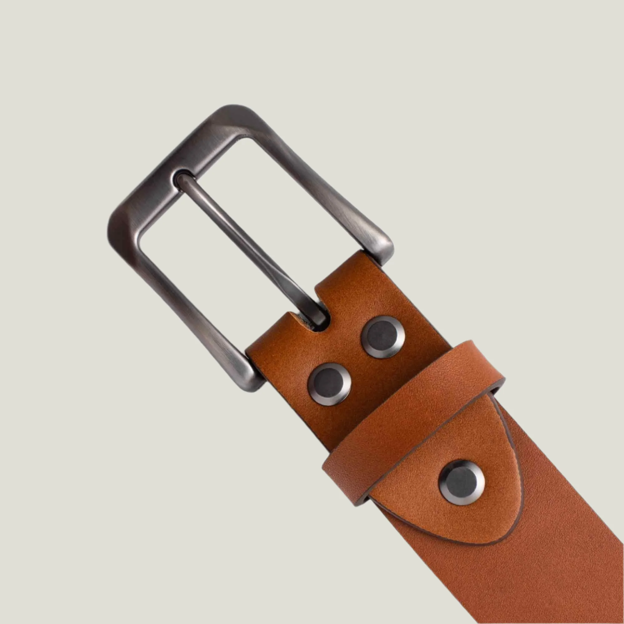 Irving Men's Leather Belt | Cognac - Image 4