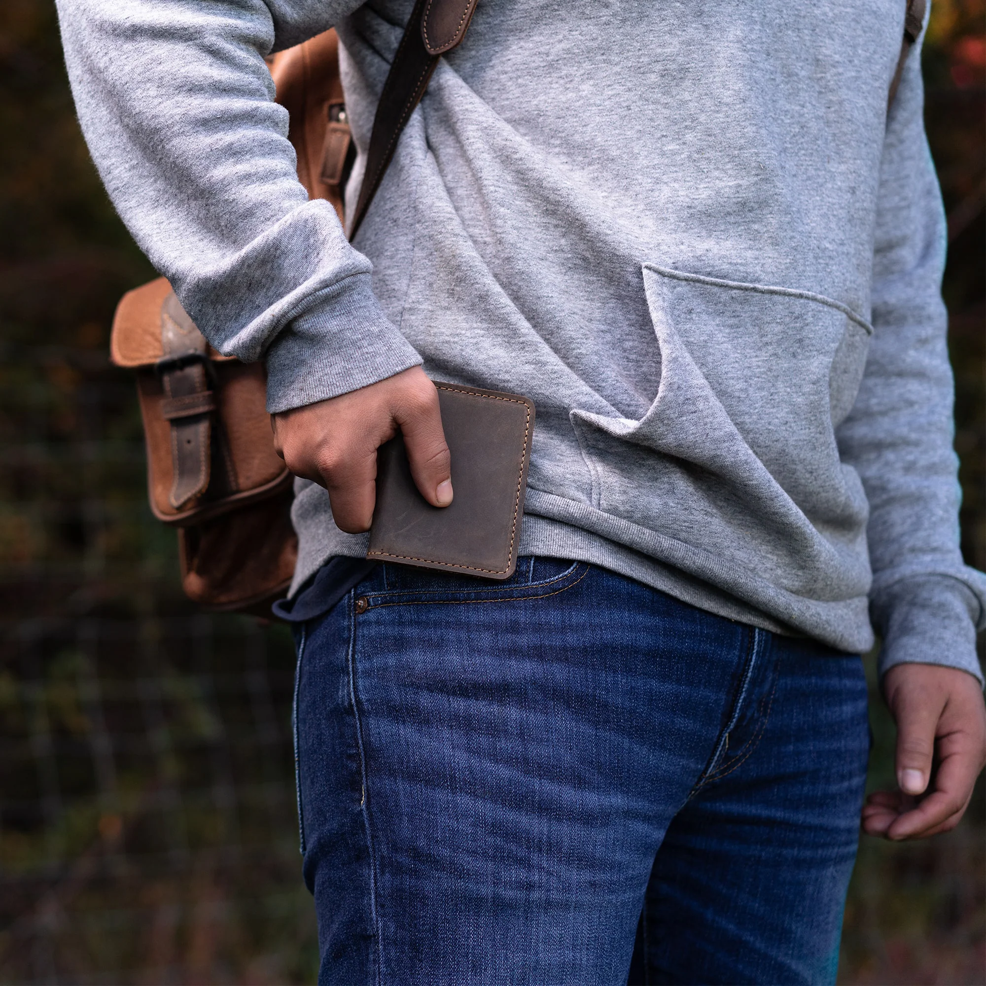 Knox Leather Bifold Wallet | Chestnut - Image 7