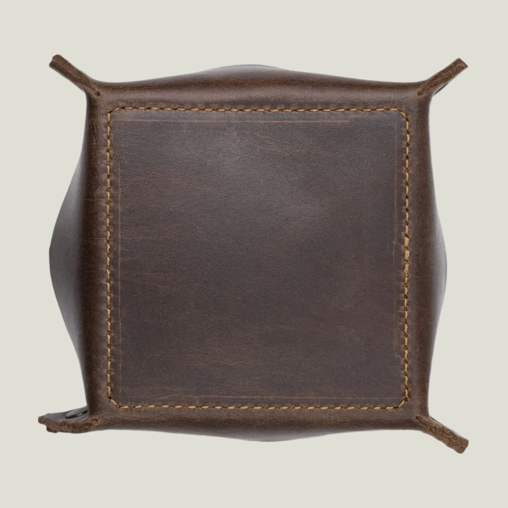 Lane Leather Catchall Tray | Antique - Image 3