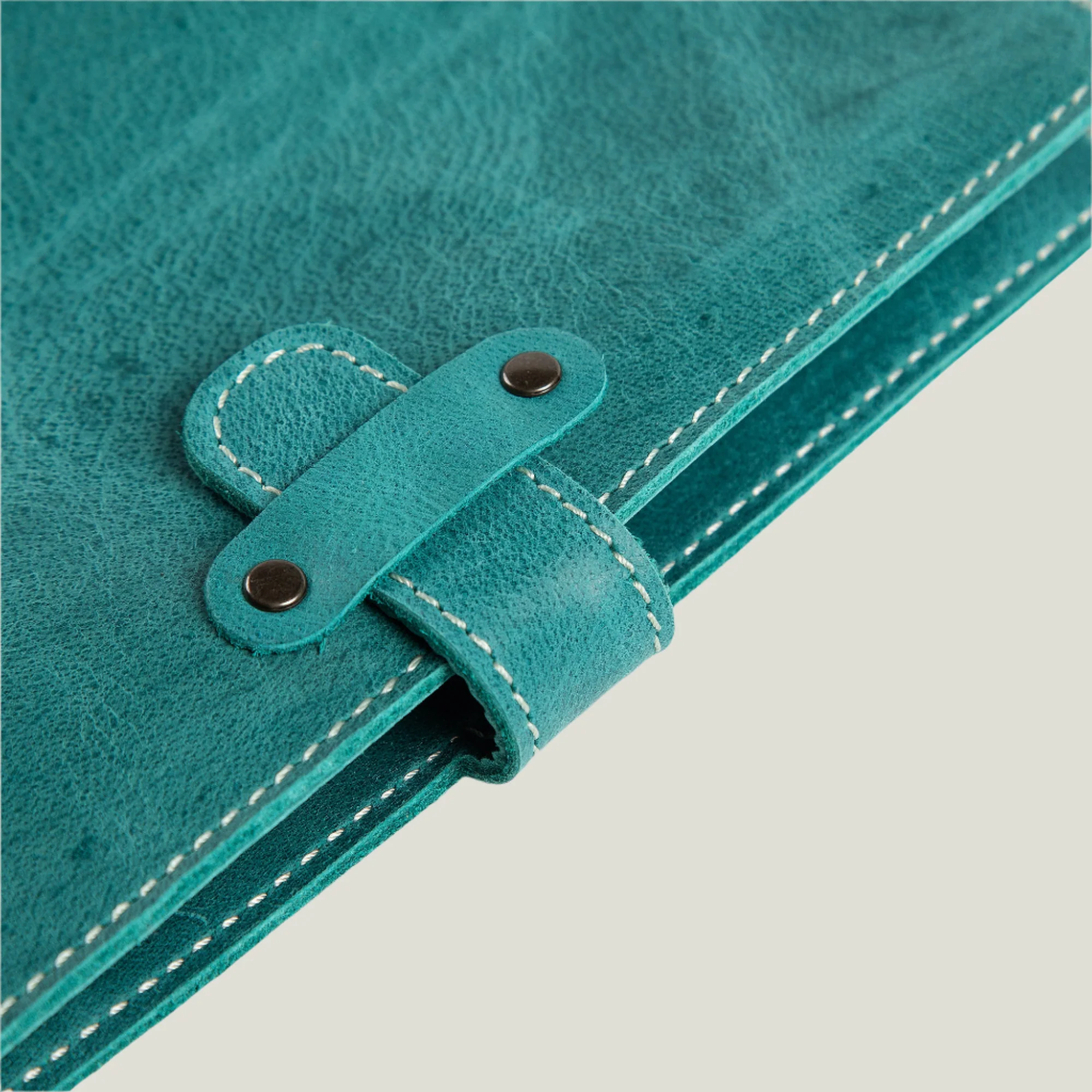DuPage Leather Journal | Turquoise - Image 4