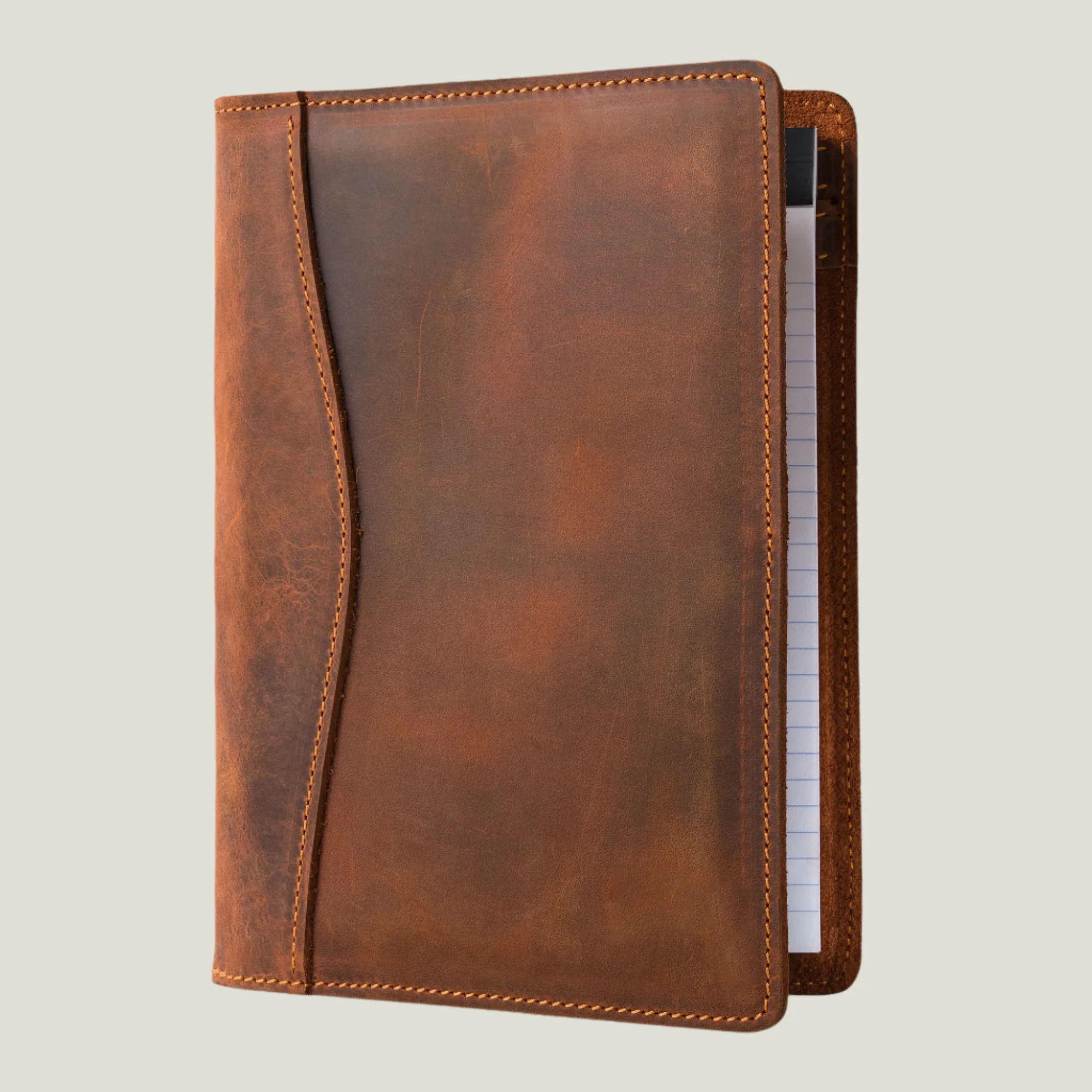 Eriksen Leather Jr. Padfolio | Mahogany - Image 4