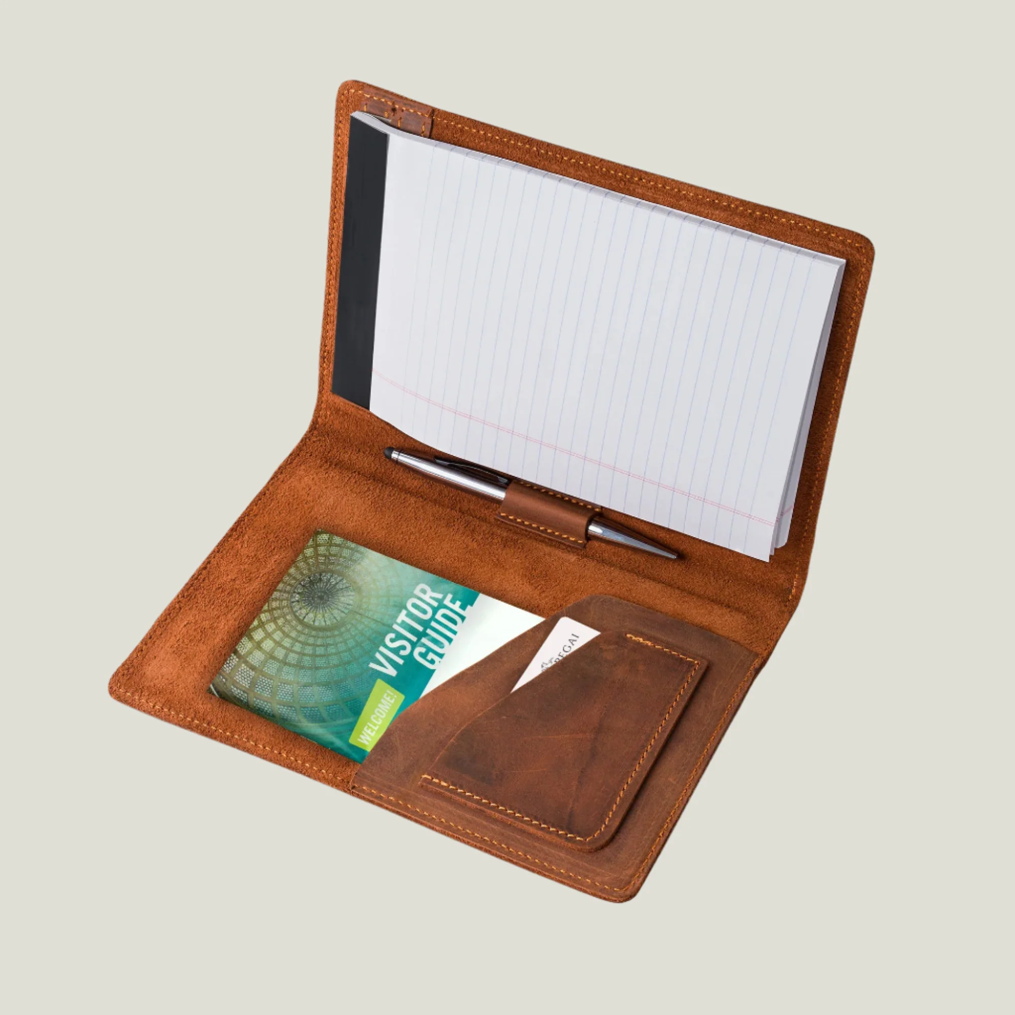 Eriksen Leather Jr. Padfolio | Mahogany - Image 5