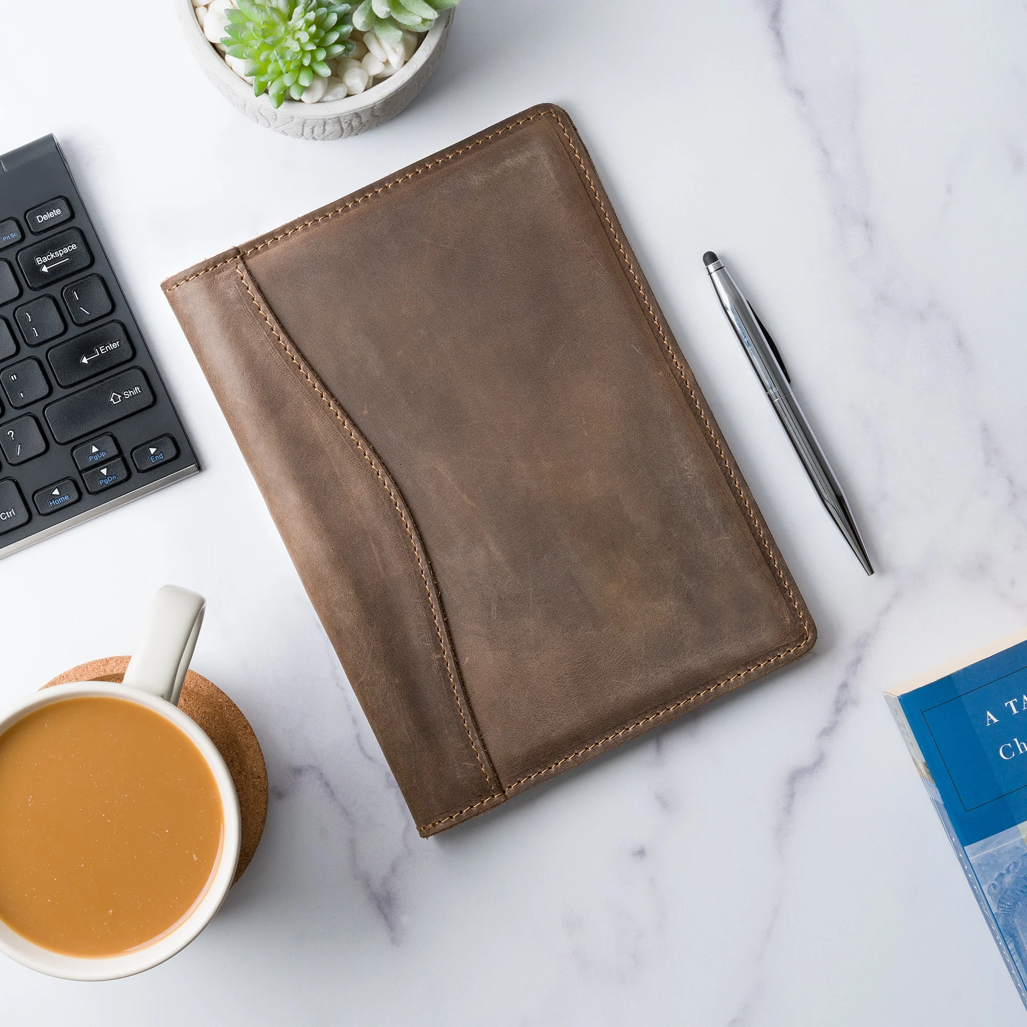 Eriksen Leather Jr. Padfolio | Sand - Image 6