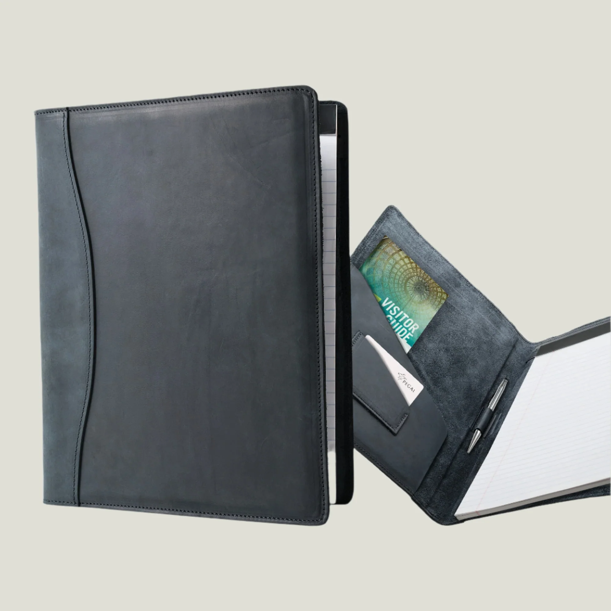 Marshall Leather Legal Padfolio | Charcoal - Image 6