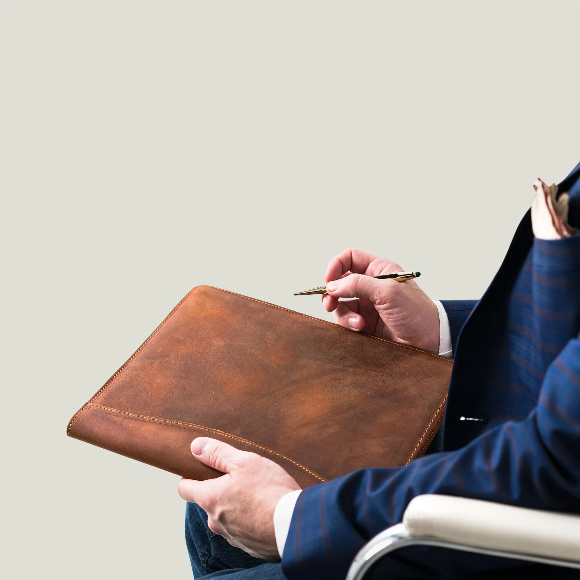 Marshall Leather Legal Padfolio | Mahogany - Image 3