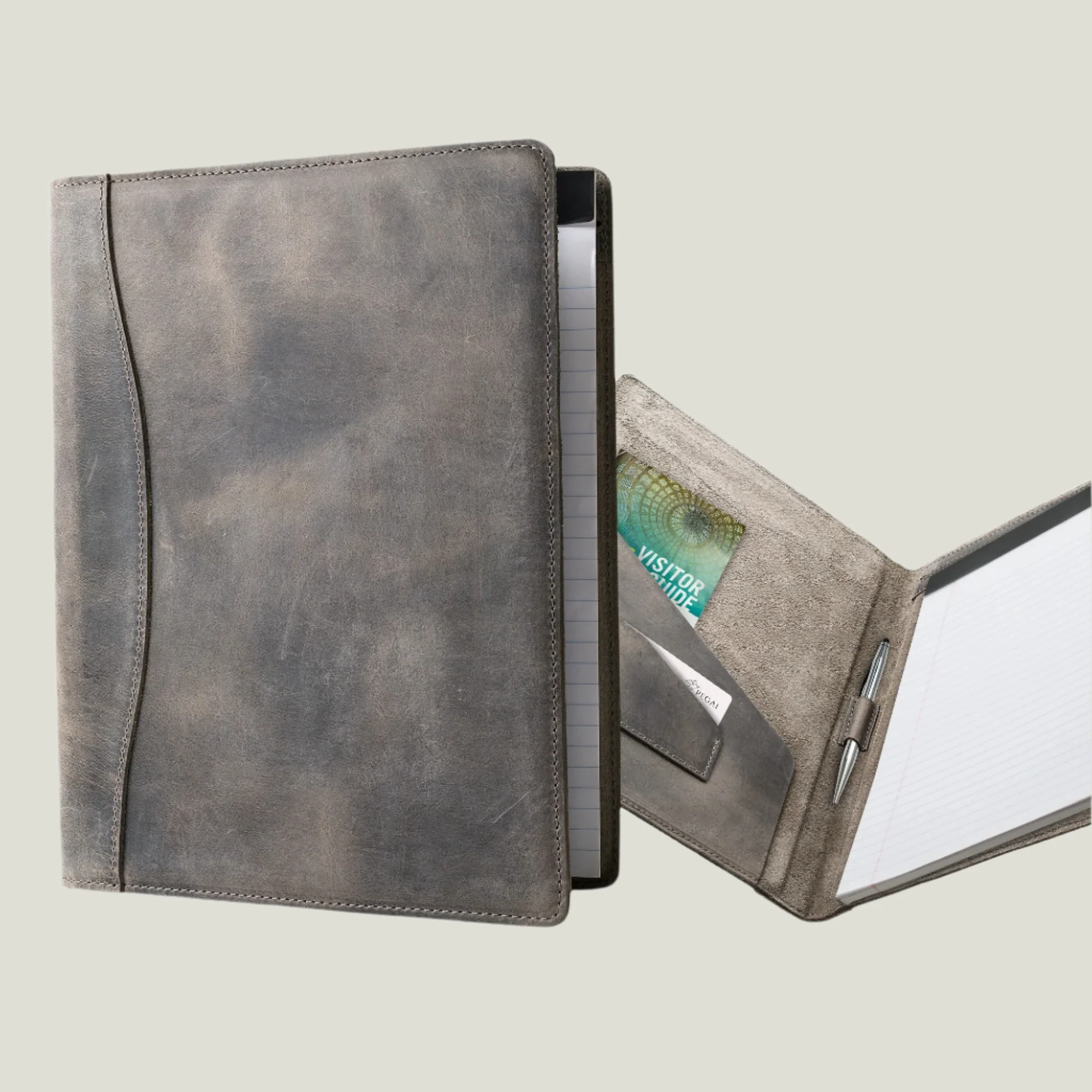 Marshall Leather Legal Padfolio | Rock - Image 5