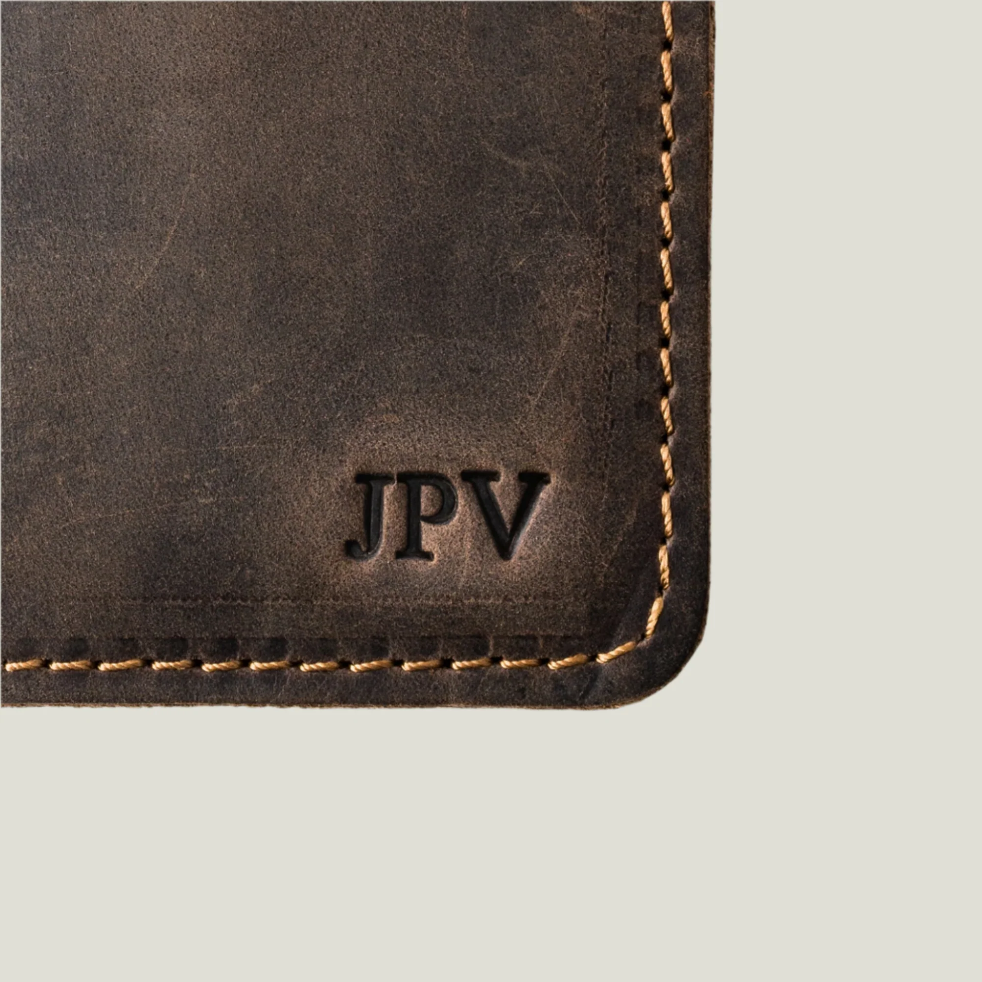 Pike Leather Passport Wallet | Chestnut - Image 8