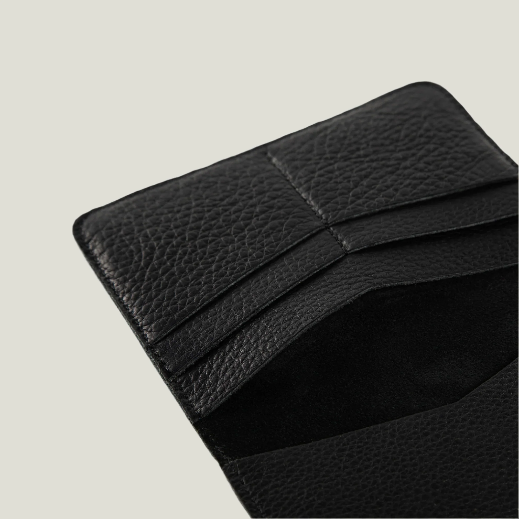 Pike Leather Passport Wallet | Dymnos Black - Image 3