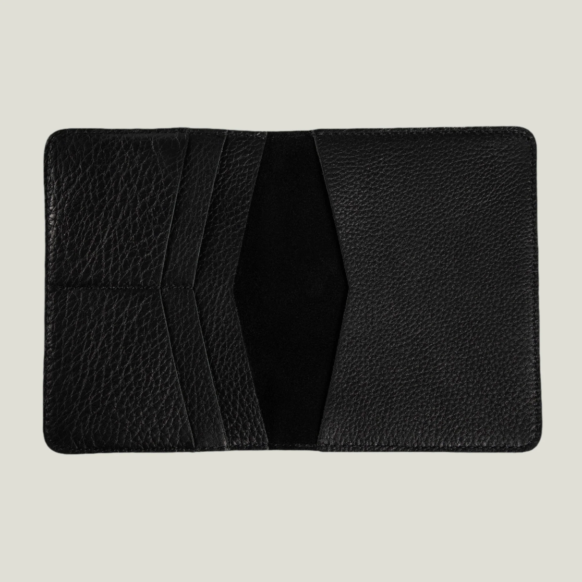 Pike Leather Passport Wallet | Dymnos Black - Image 4