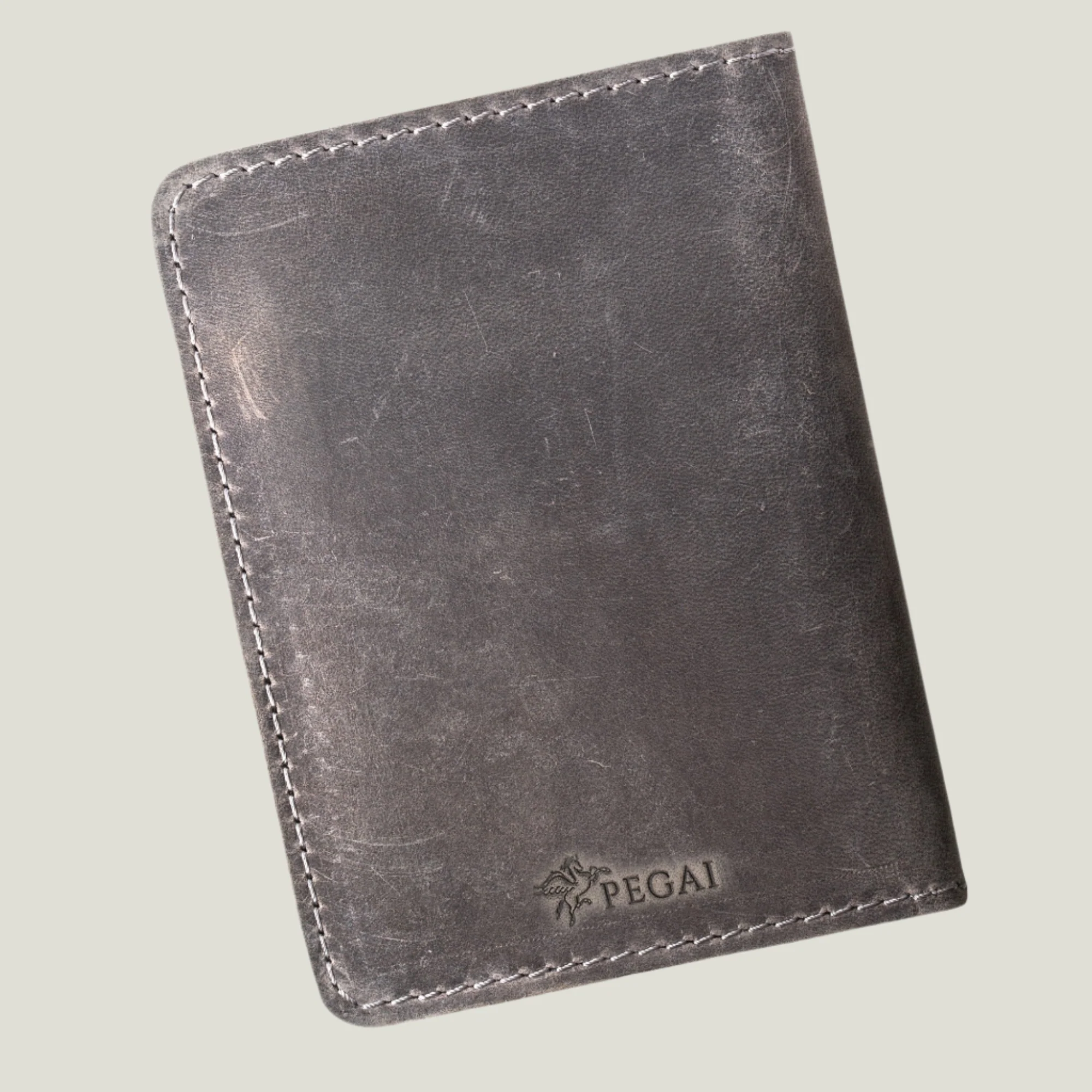 Pike Leather Passport Wallet | Rock - Image 3