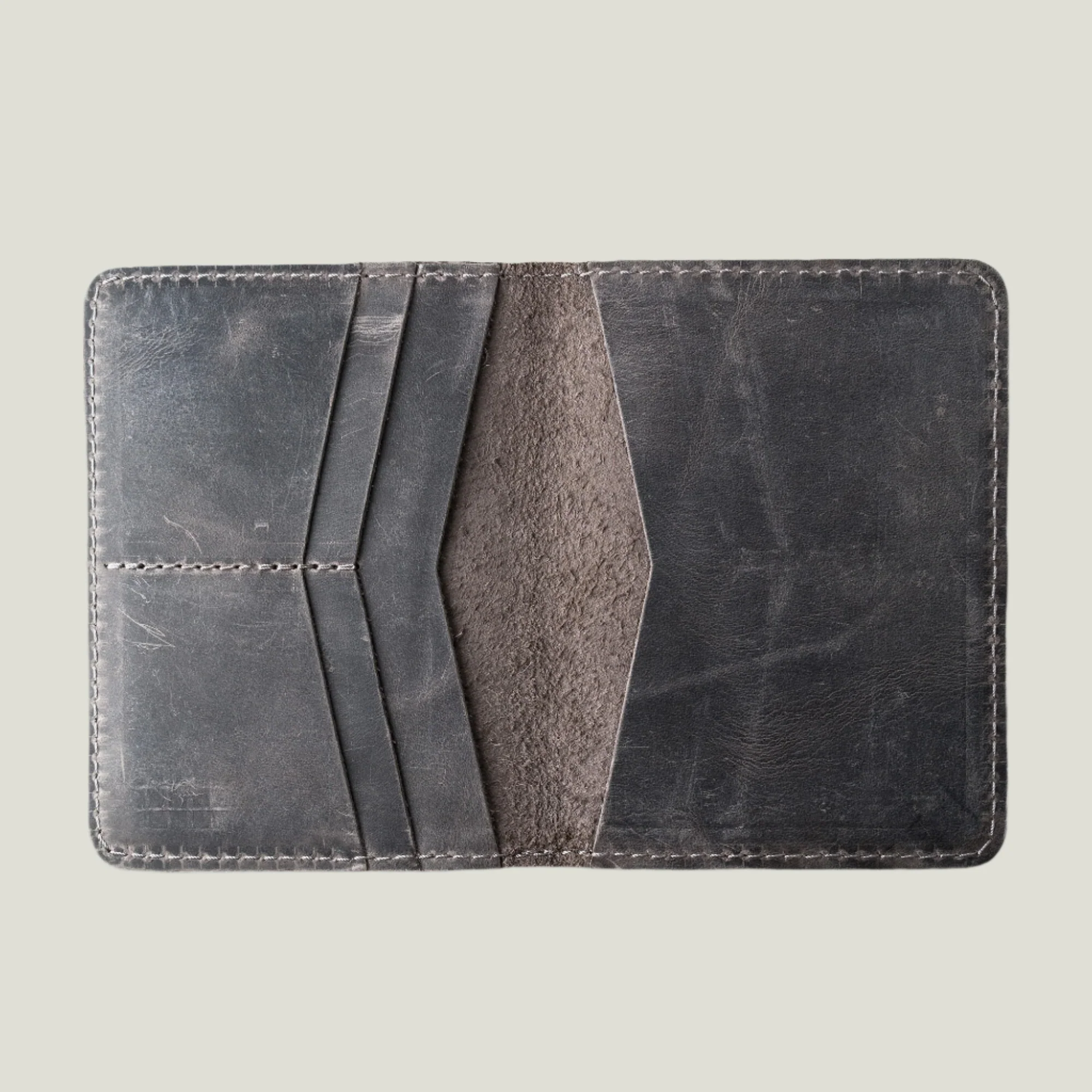 Pike Leather Passport Wallet | Rock - Image 5