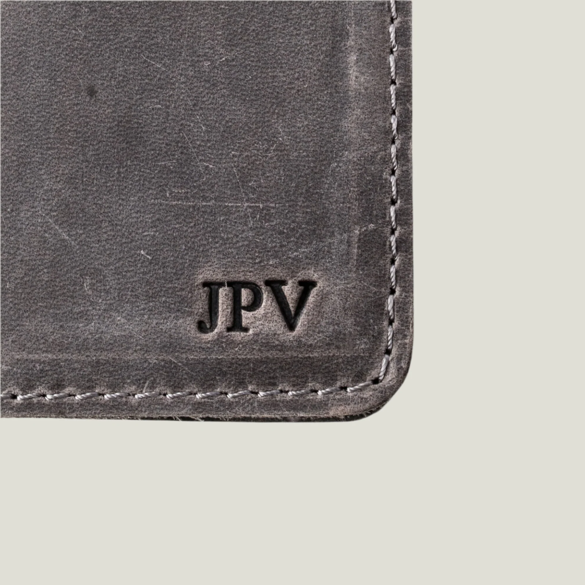 Pike Leather Passport Wallet | Rock - Image 7