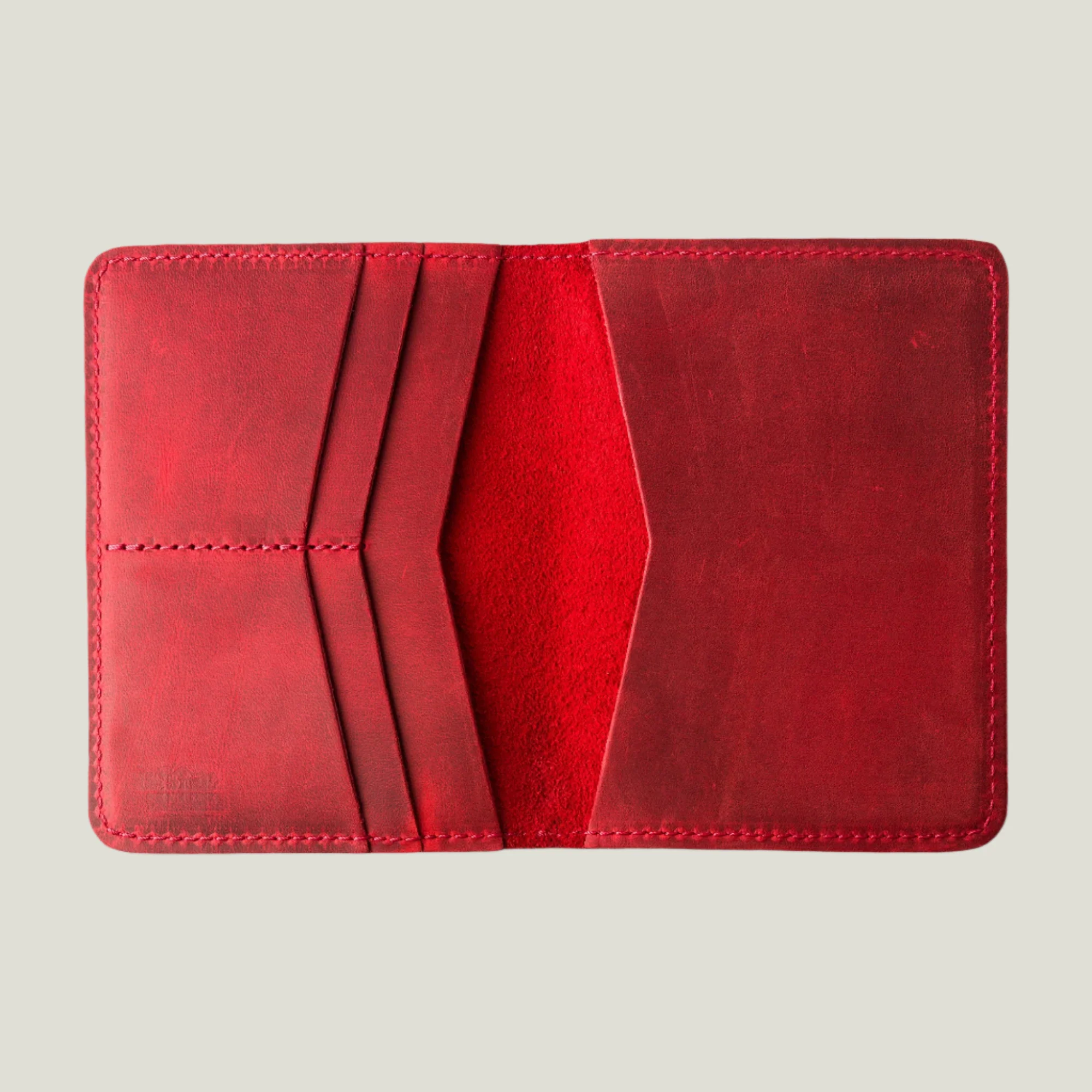 Pike Leather Passport Wallet | Rose - Image 4