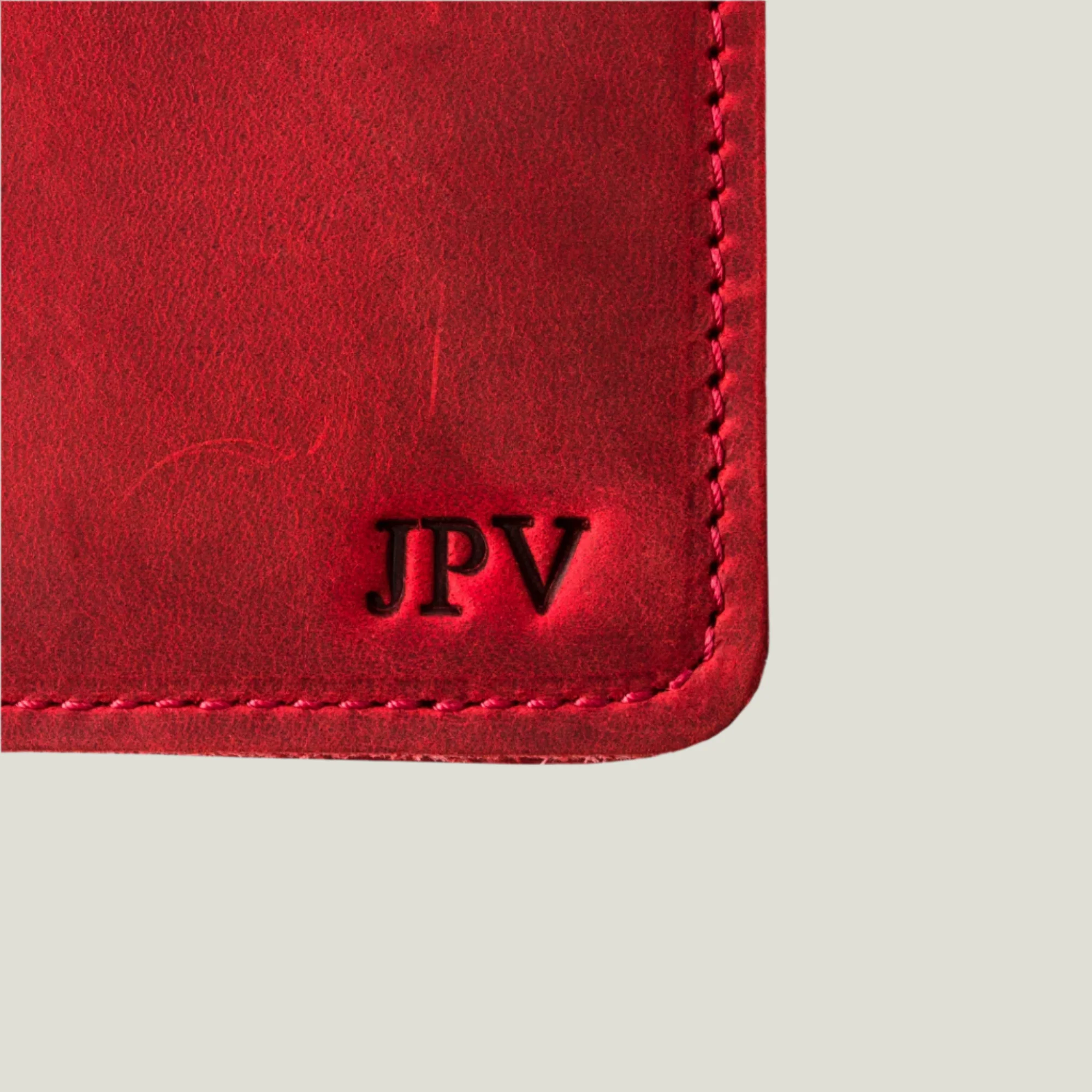 Pike Leather Passport Wallet | Rose - Image 7