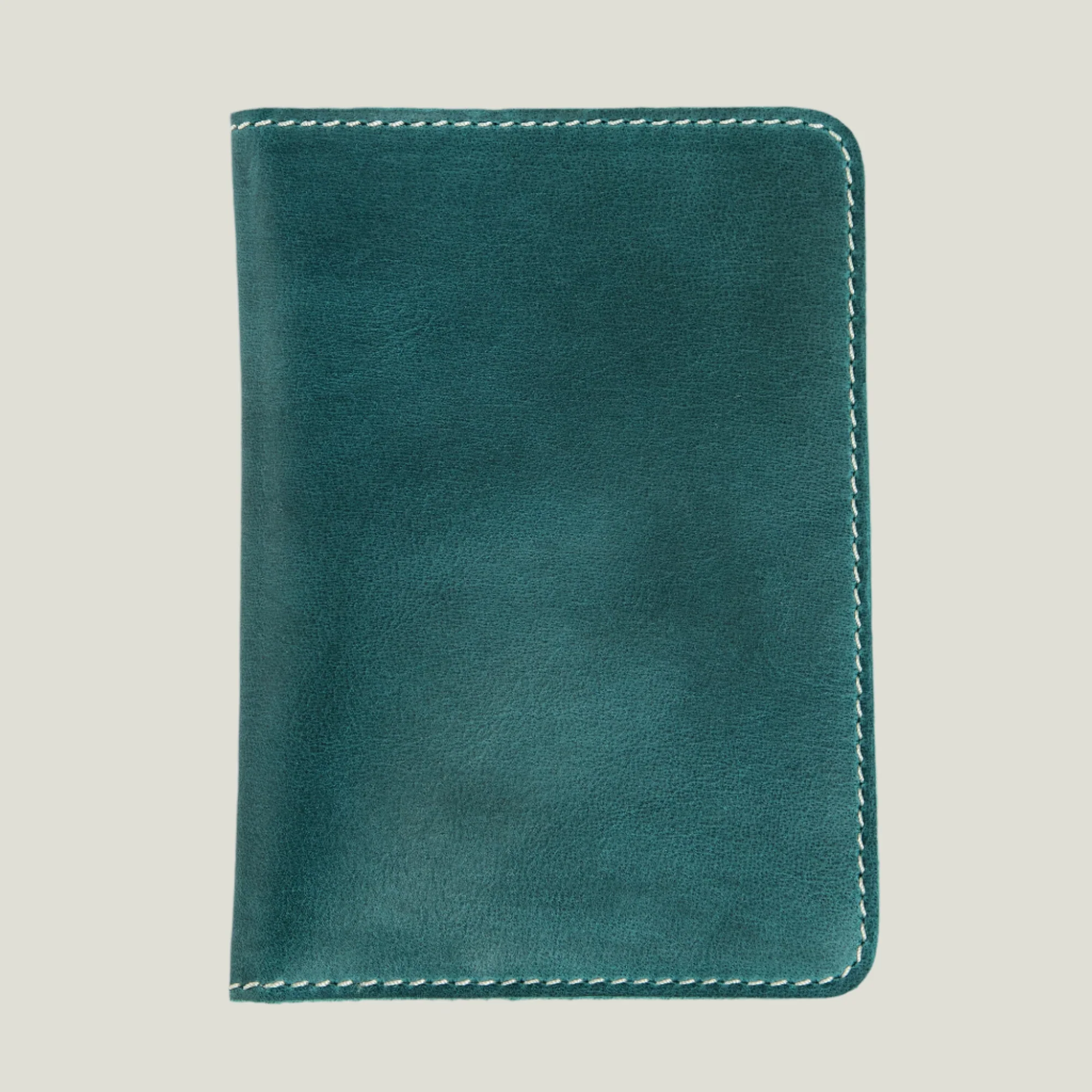 Pike Leather Passport Wallet | Turquoise - Image 6