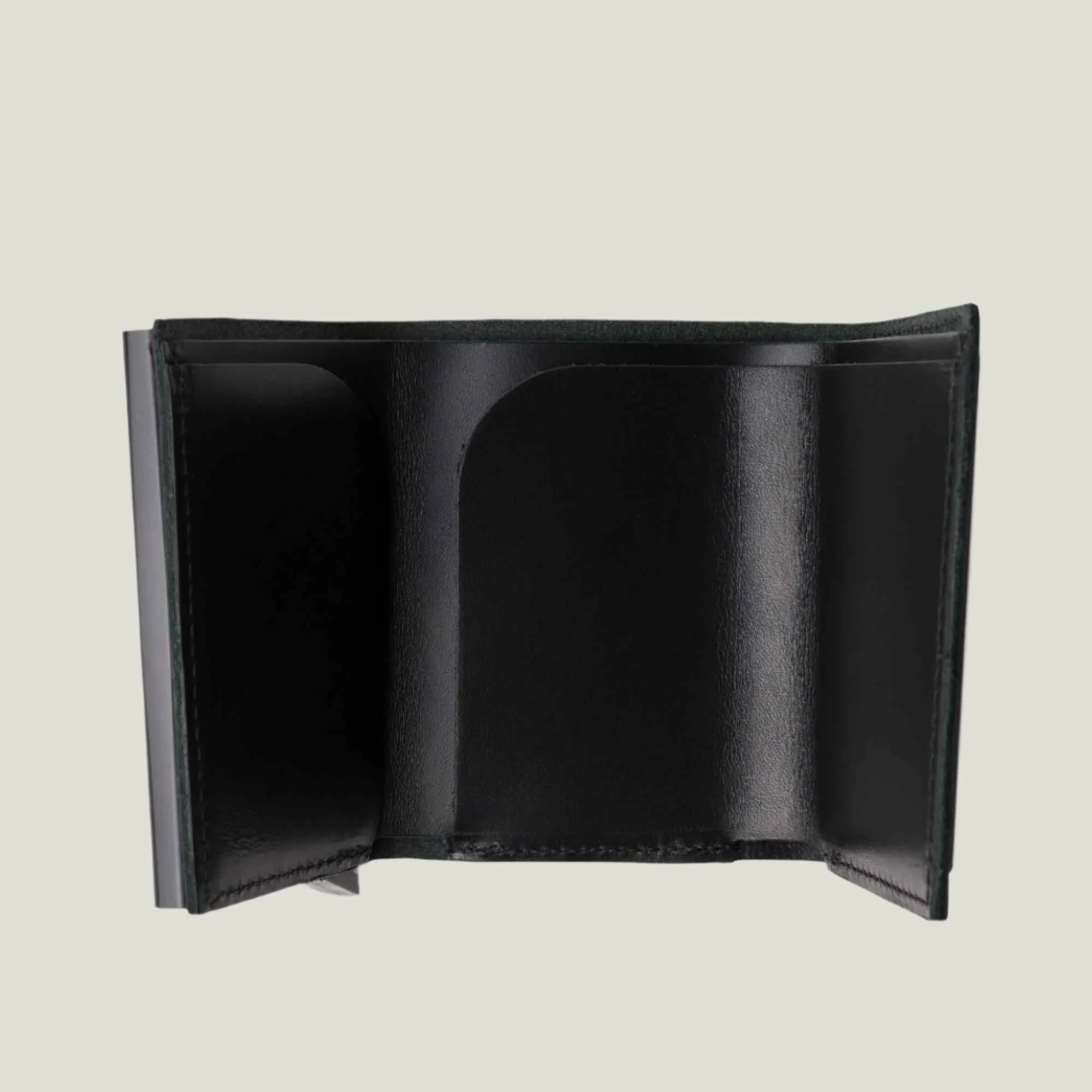 Mack Leather Trifold Wallet | Black - Image 5