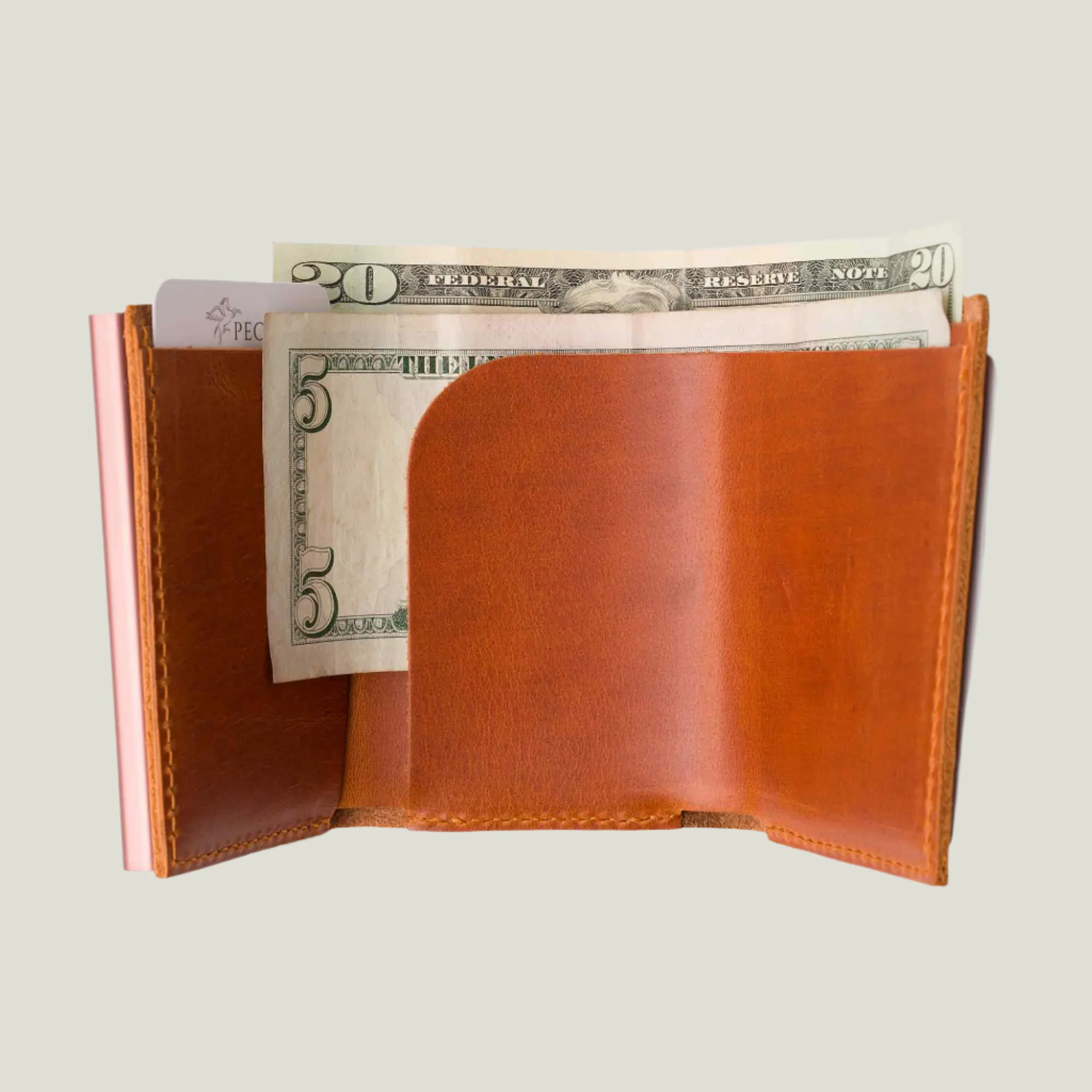Mack Leather Trifold Wallet | Whiskey - Image 5