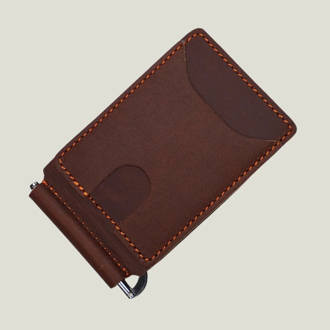 Max Leather Moneyclip Wallet | Antique