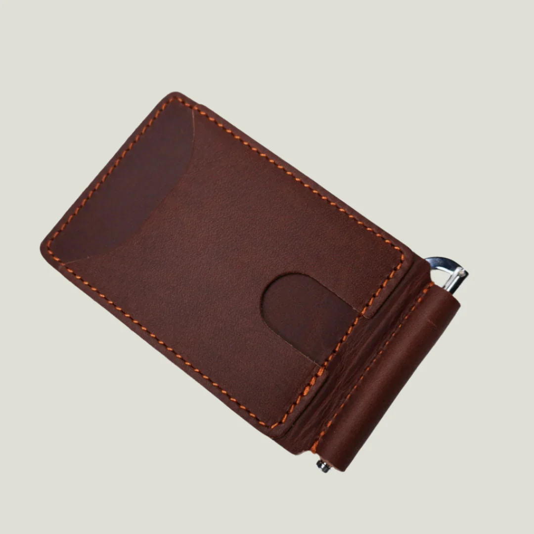 Max Leather Moneyclip Wallet | Antique - Image 4