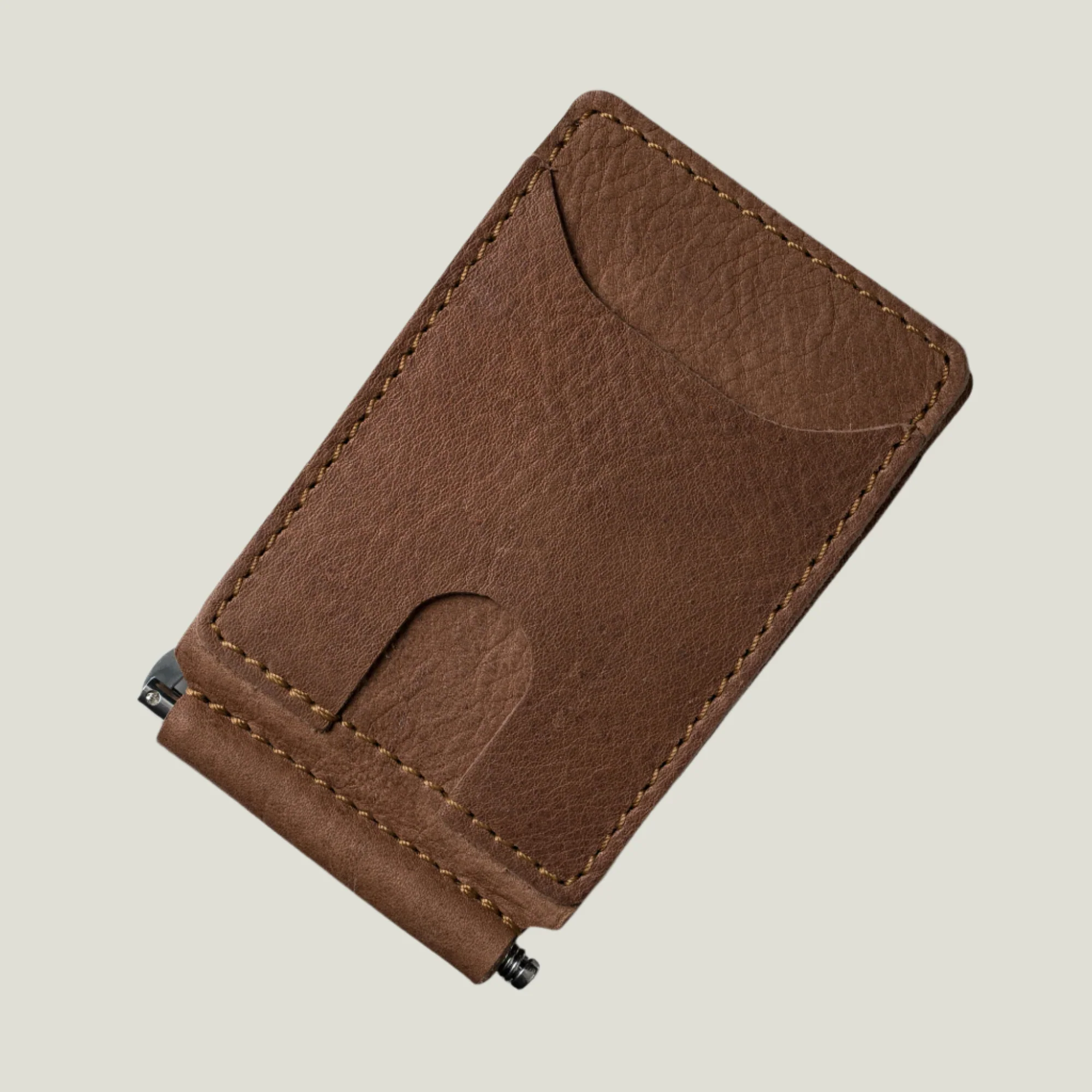 Max Leather Moneyclip Wallet | Mocha - Image 5