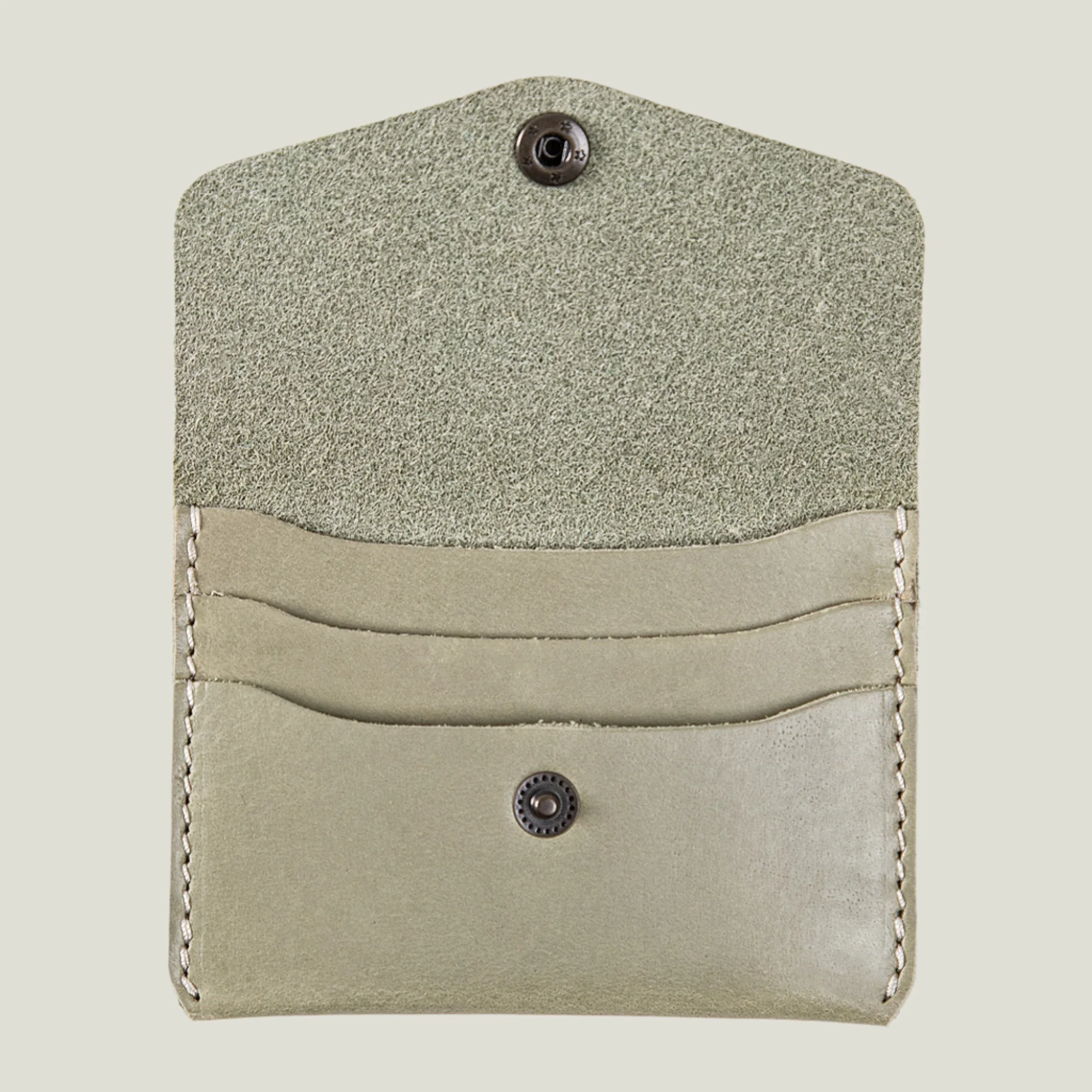 Seline Leather Card Holder | Aqua - Image 4