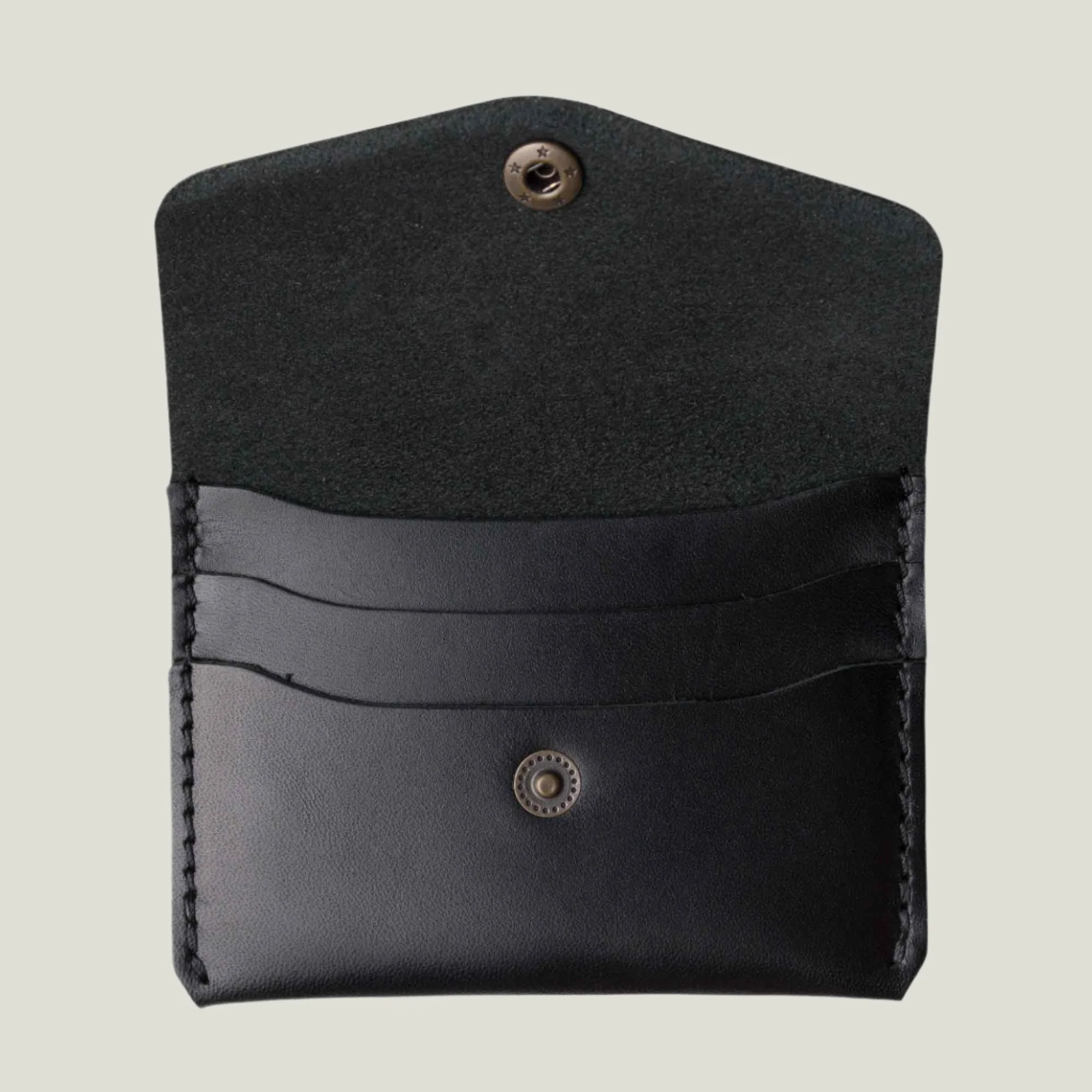Seline Leather Card Holder | Black - Image 4
