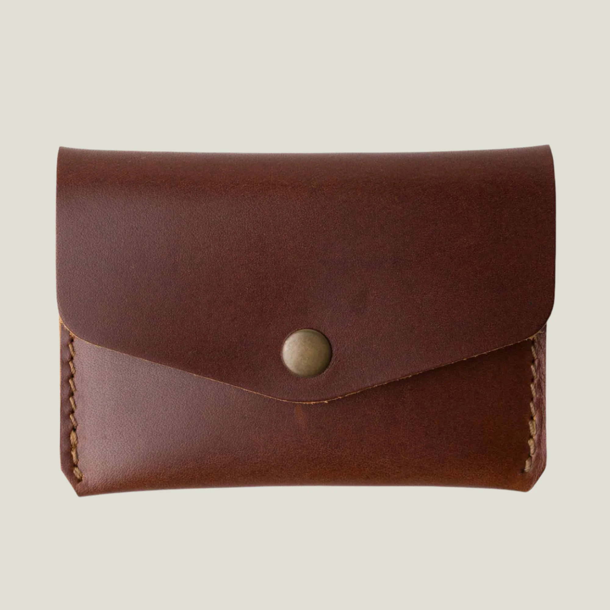 Seline Leather Card Holder | Rum - Image 2