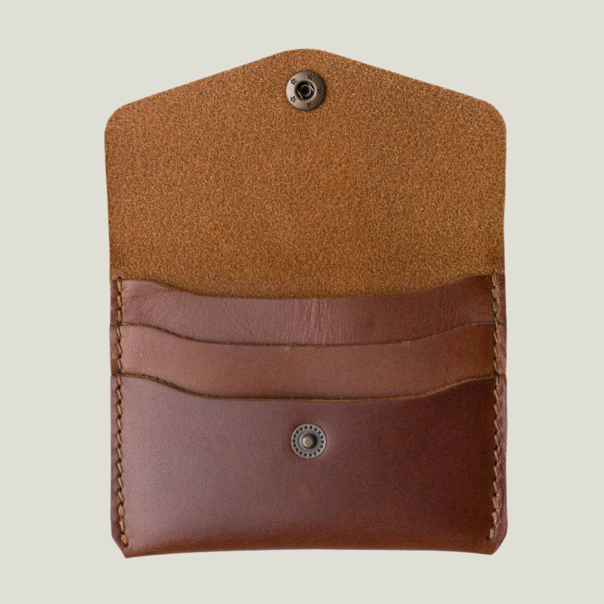 Seline Leather Card Holder | Rum - Image 4